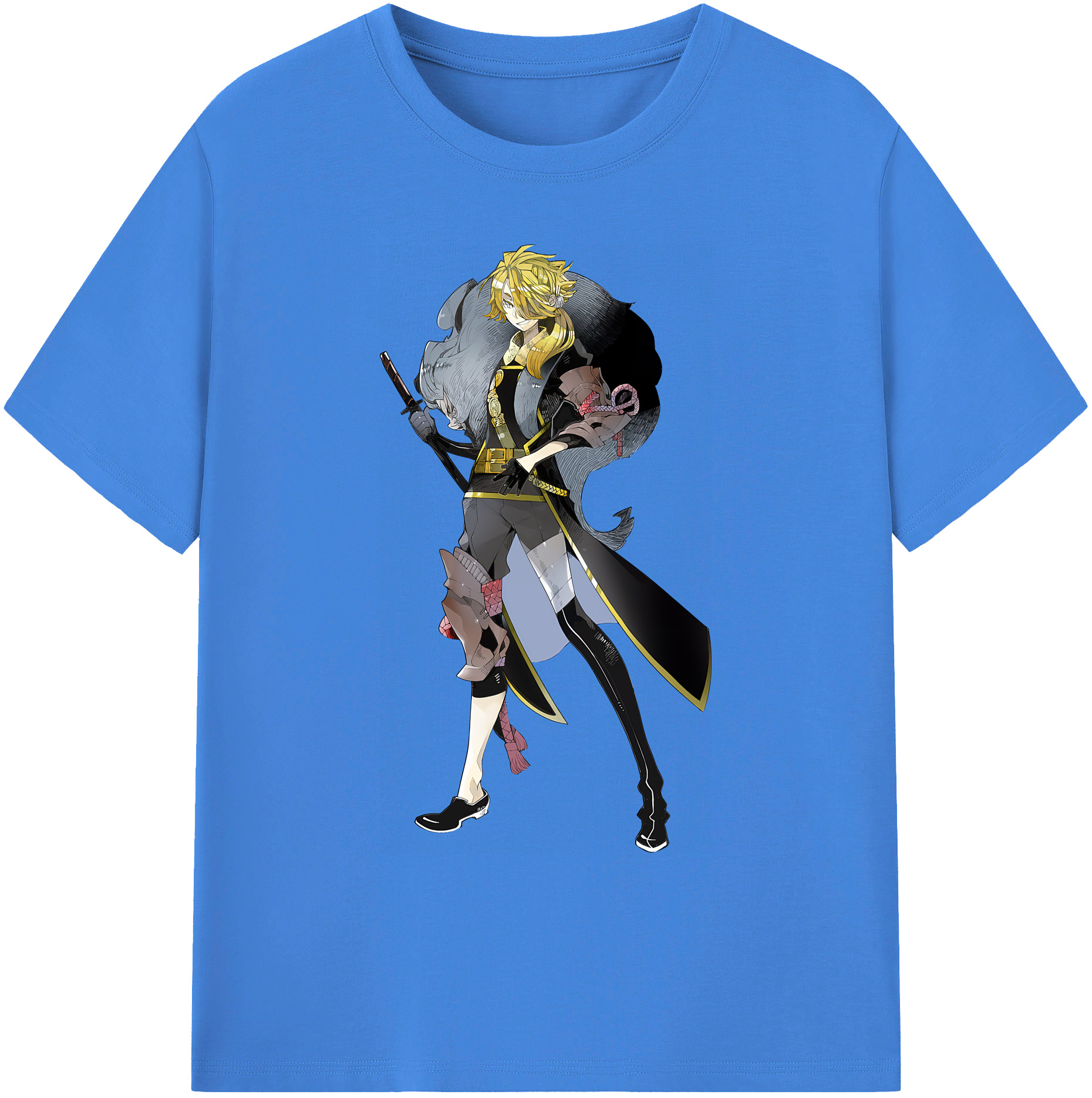（画像用） 刀剣乱舞 Touken Ranbu 綿100％ メンズ半袖Tシャツ｜肌触りやわらか＆通気性