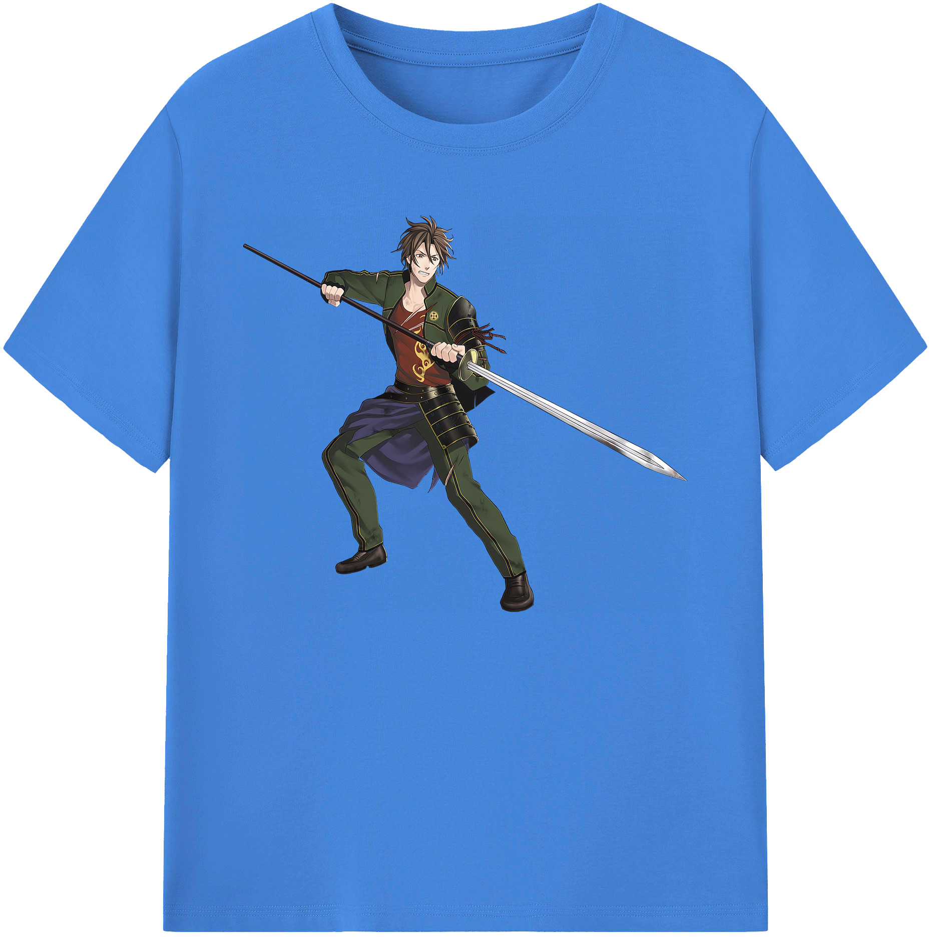 （画像用） 刀剣乱舞 Touken Ranbu 綿100％ メンズ半袖Tシャツ｜肌触りやわらか＆通気性