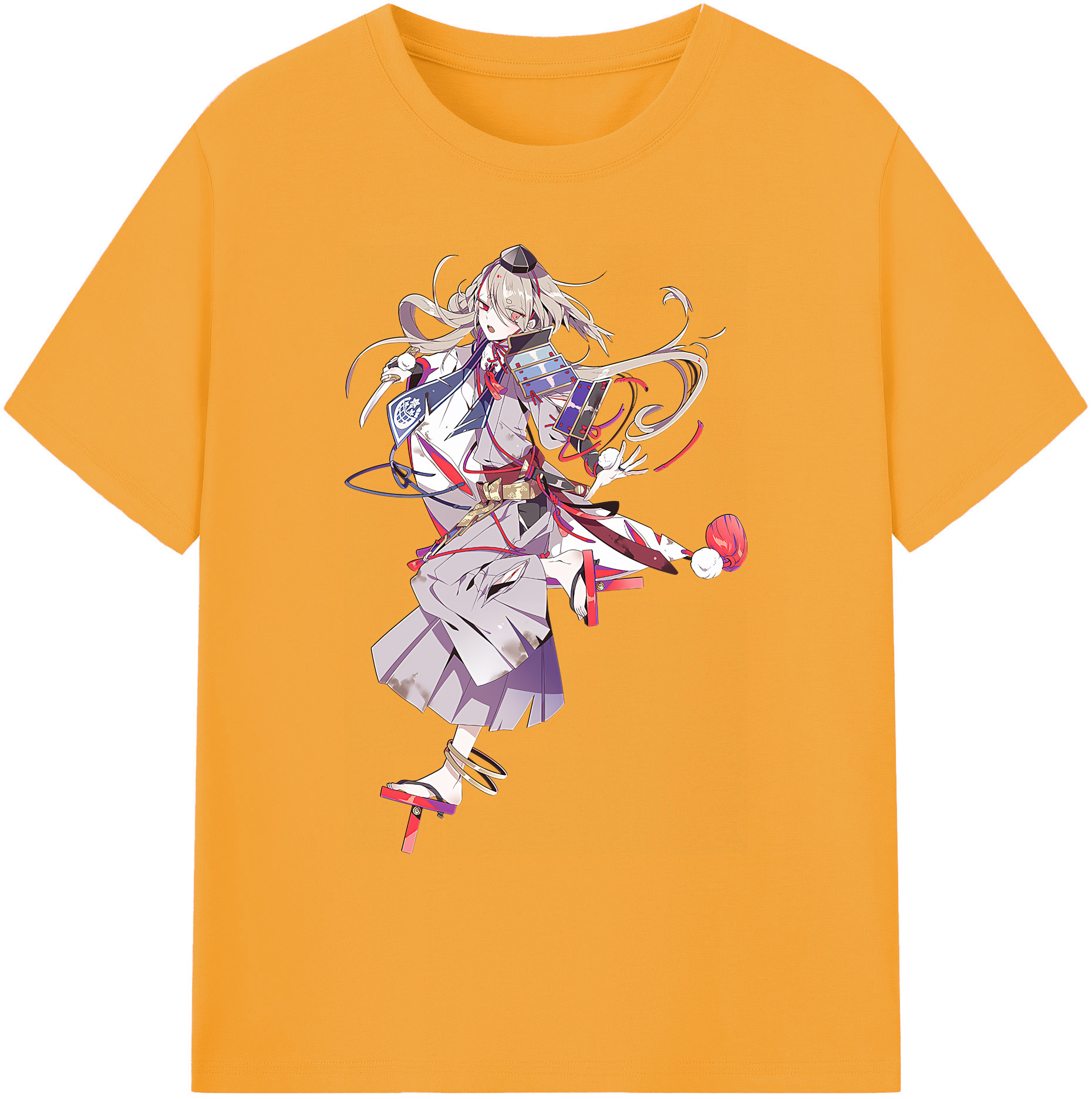 （画像用） 刀剣乱舞 Touken Ranbu 綿100％ メンズ半袖Tシャツ｜肌触りやわらか＆通気性