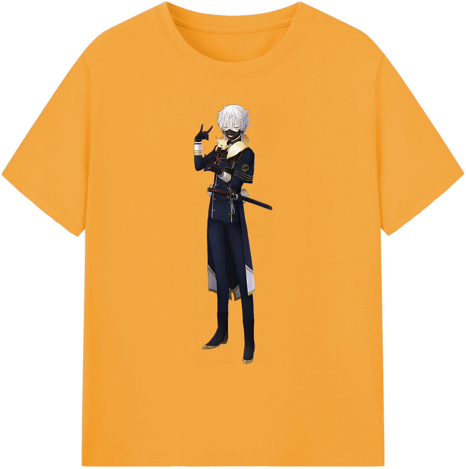 （画像用） 刀剣乱舞 Touken Ranbu 綿100％ メンズ半袖Tシャツ｜肌触りやわらか＆通気性