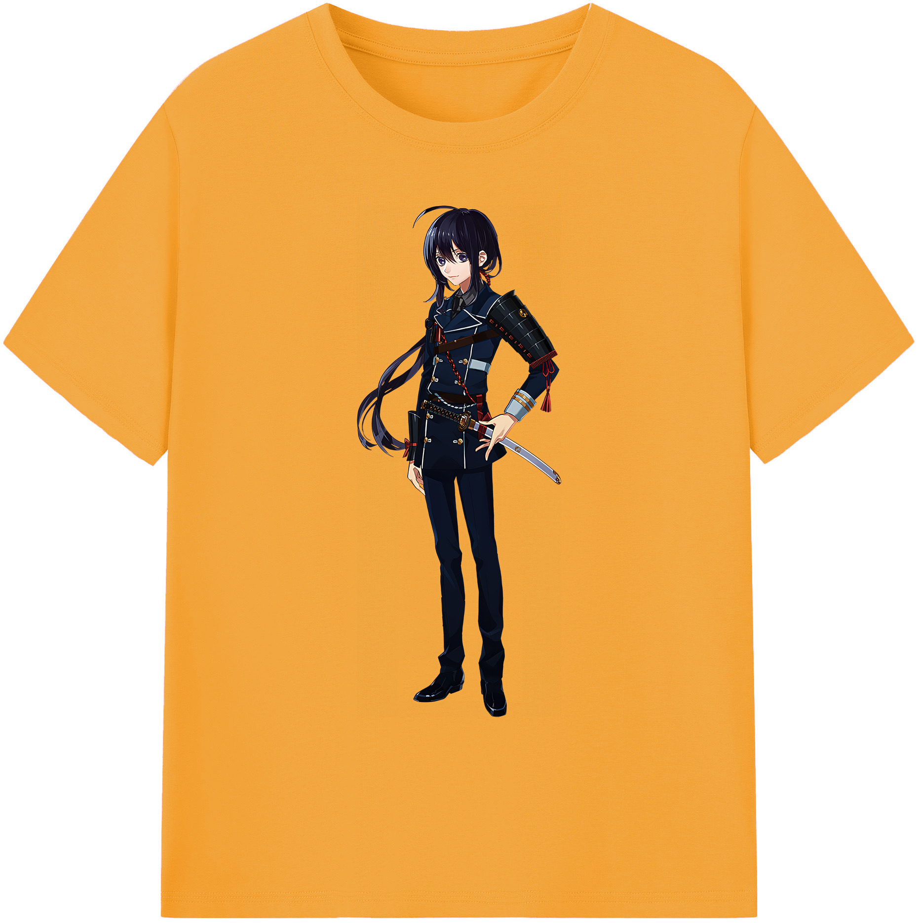 （画像用） 刀剣乱舞 Touken Ranbu 綿100％ メンズ半袖Tシャツ｜肌触りやわらか＆通気性