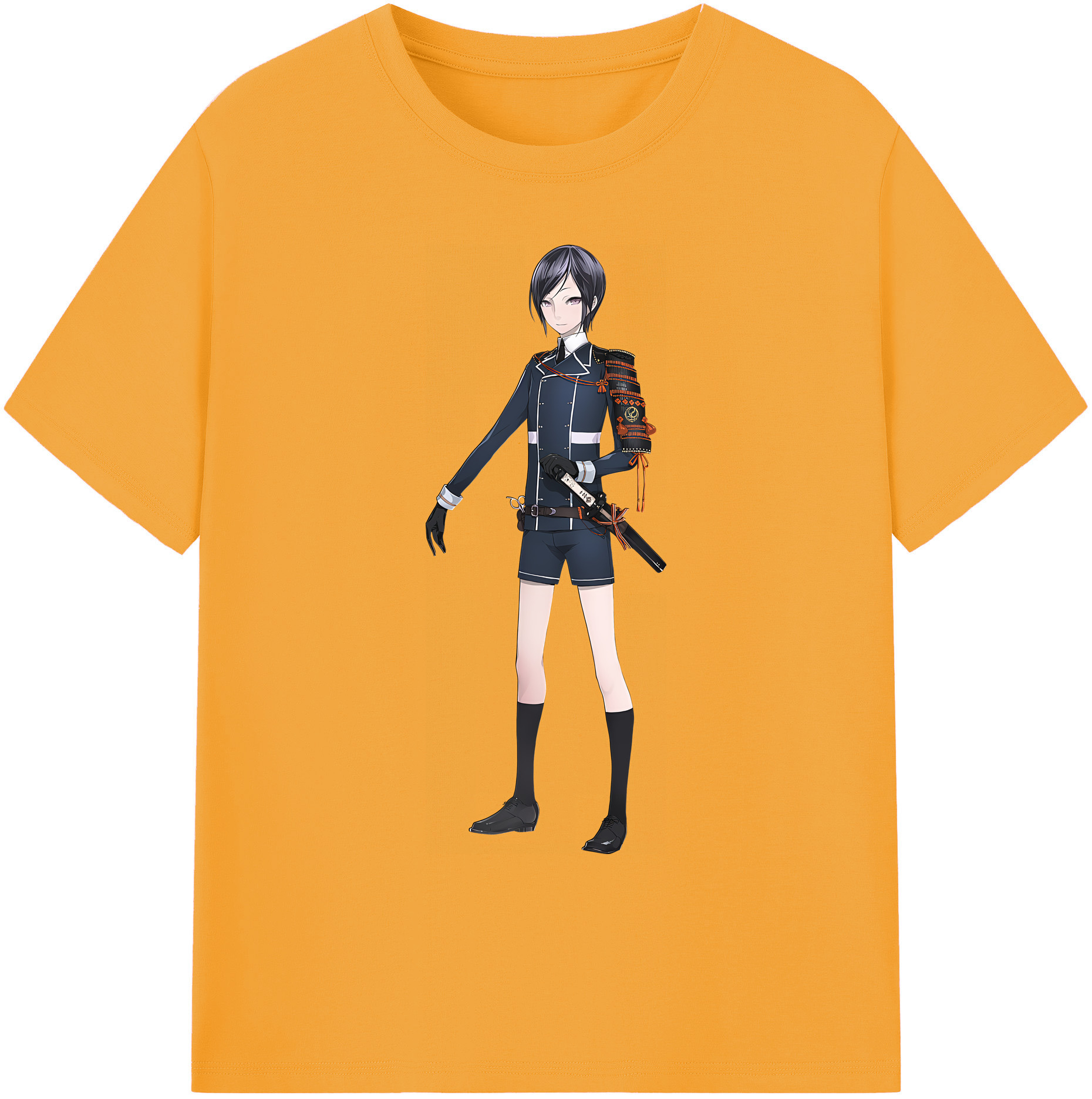 （画像用） 刀剣乱舞 Touken Ranbu 綿100％ メンズ半袖Tシャツ｜肌触りやわらか＆通気性