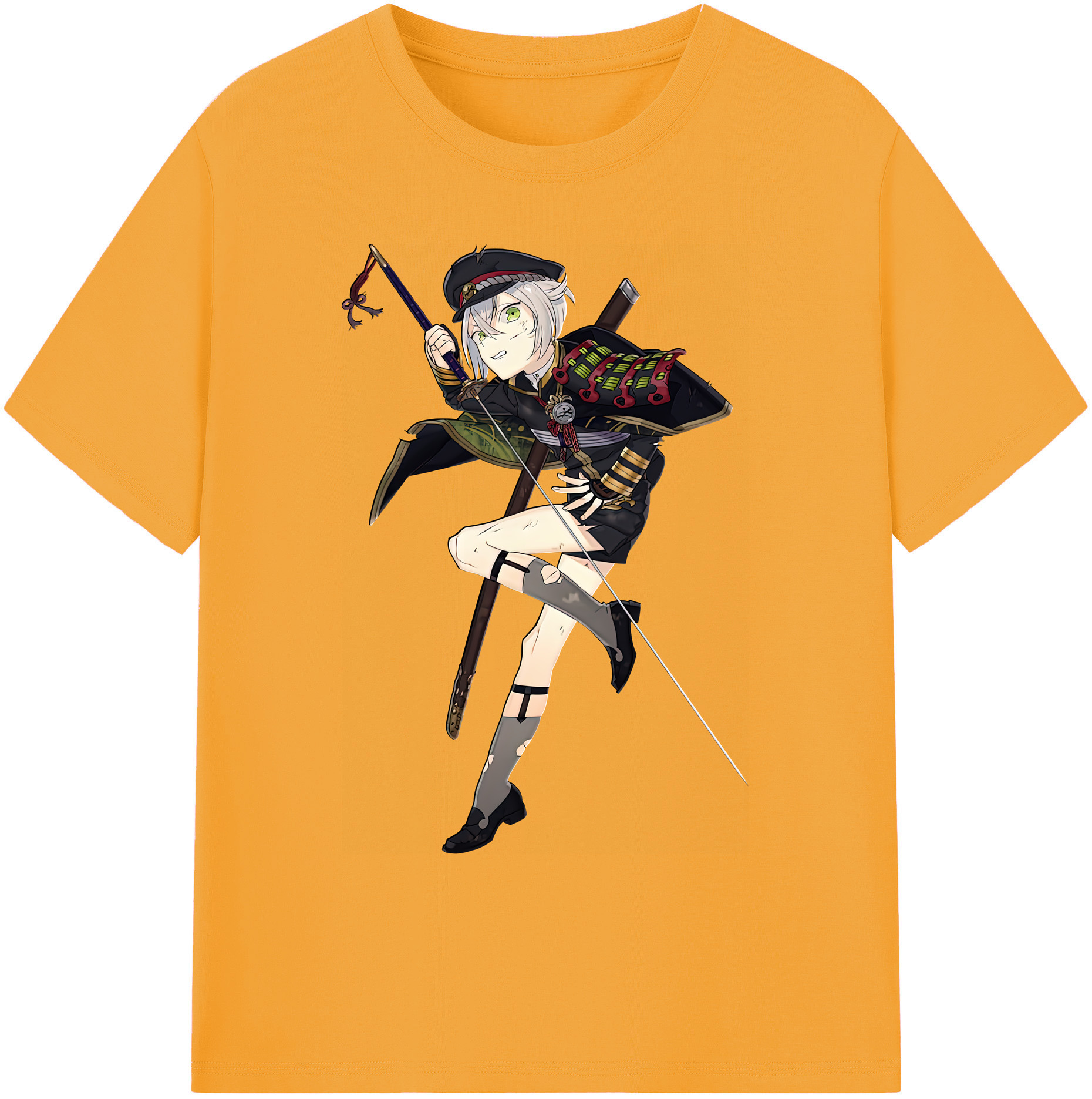 （画像用） 刀剣乱舞 Touken Ranbu 綿100％ メンズ半袖Tシャツ｜肌触りやわらか＆通気性