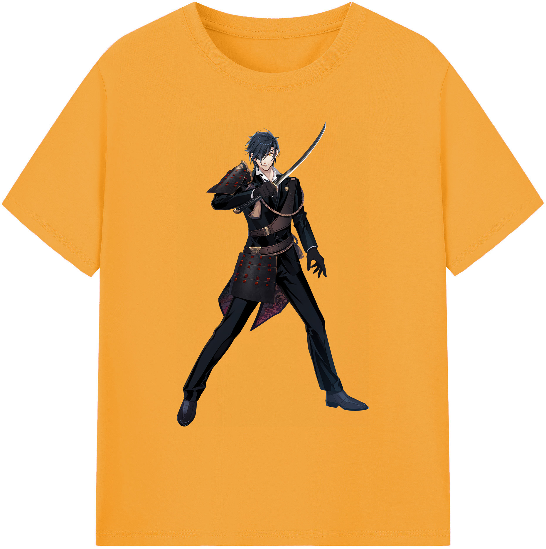 （画像用） 刀剣乱舞 Touken Ranbu 綿100％ メンズ半袖Tシャツ｜肌触りやわらか＆通気性