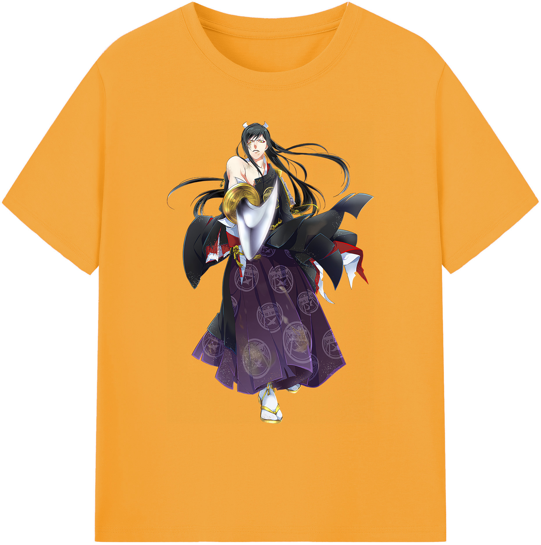 （画像用） 刀剣乱舞 Touken Ranbu 綿100％ メンズ半袖Tシャツ｜肌触りやわらか＆通気性