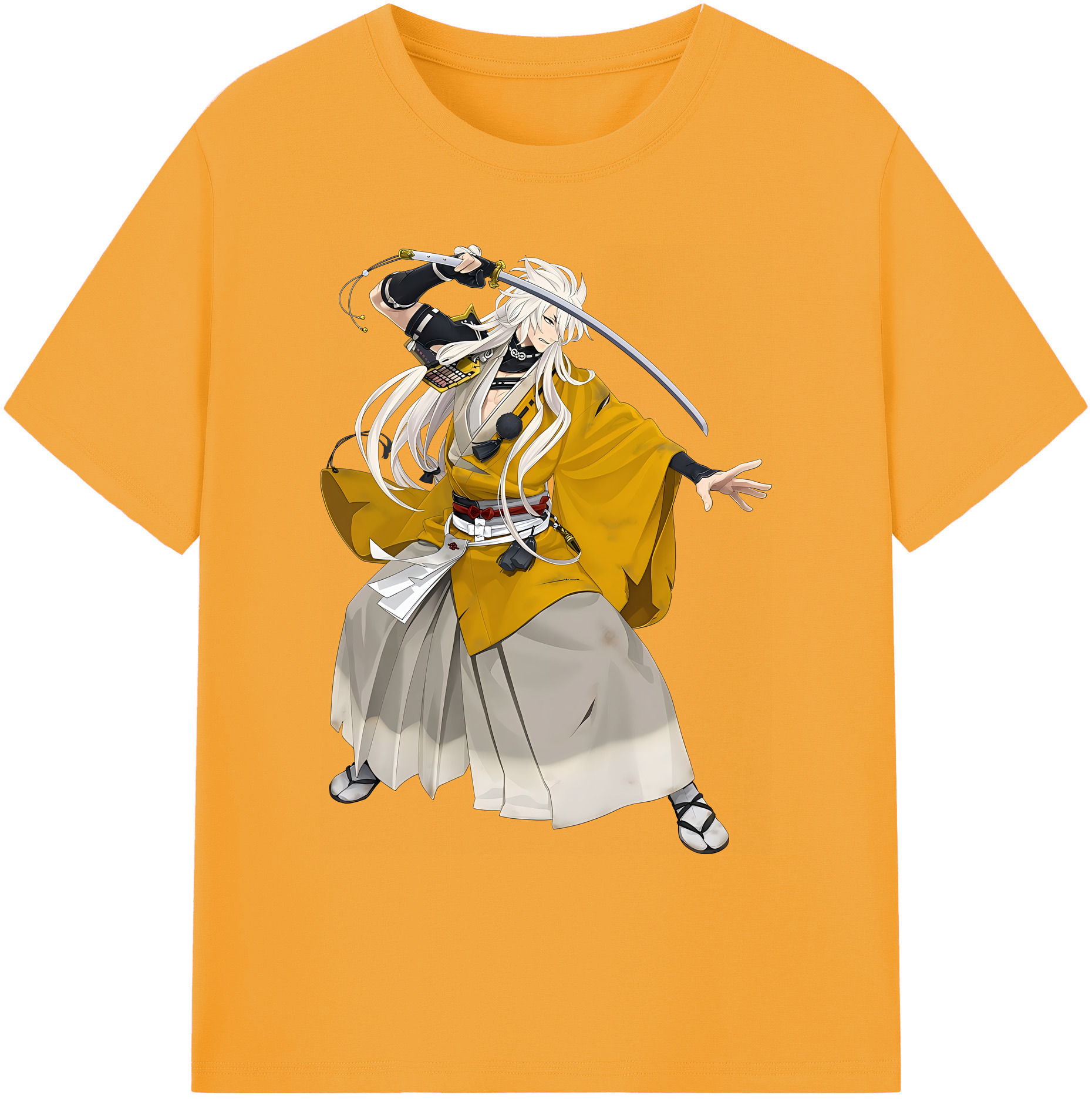 （画像用） 刀剣乱舞 Touken Ranbu 綿100％ メンズ半袖Tシャツ｜肌触りやわらか＆通気性