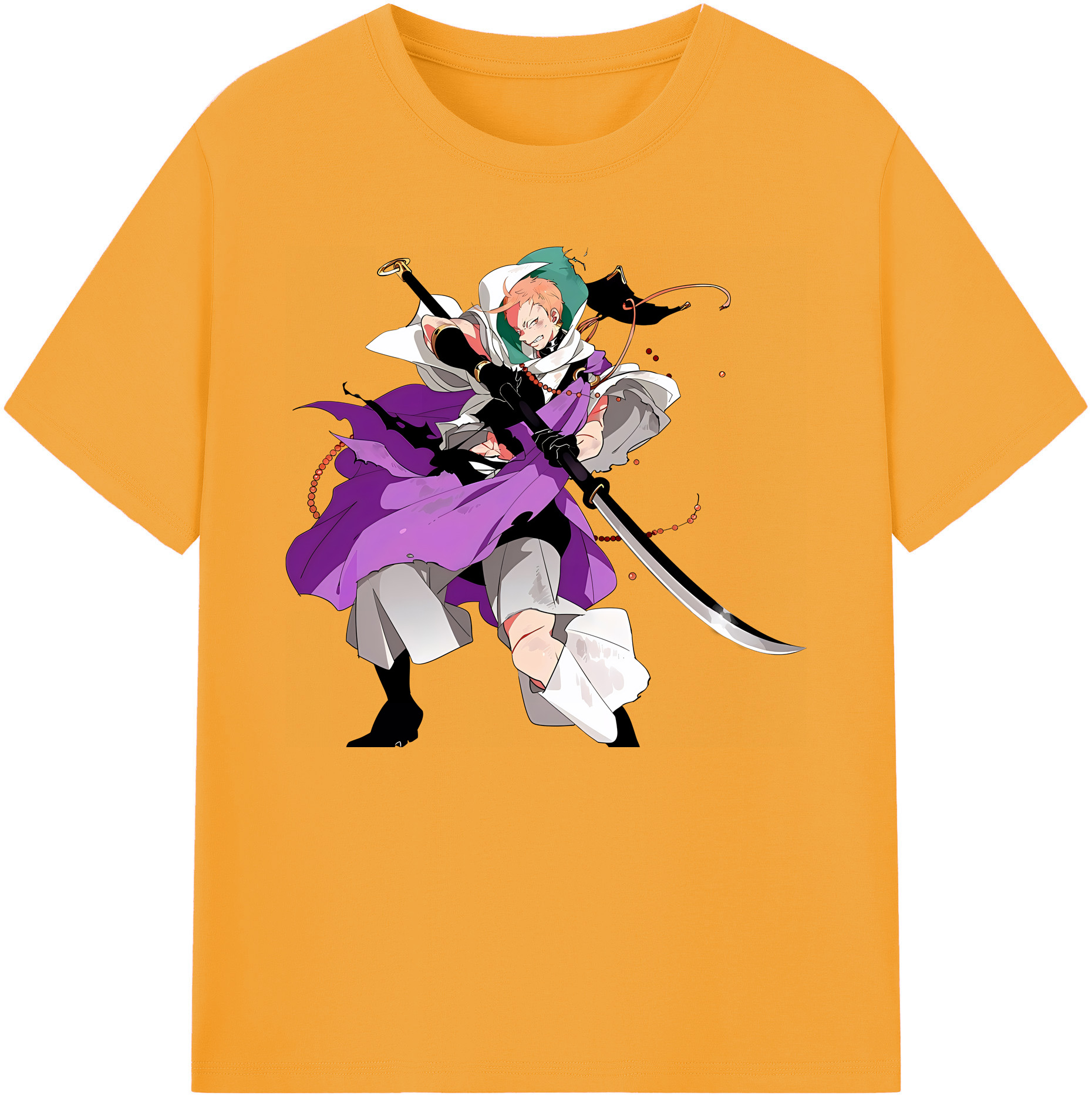 （画像用） 刀剣乱舞 Touken Ranbu 綿100％ メンズ半袖Tシャツ｜肌触りやわらか＆通気性