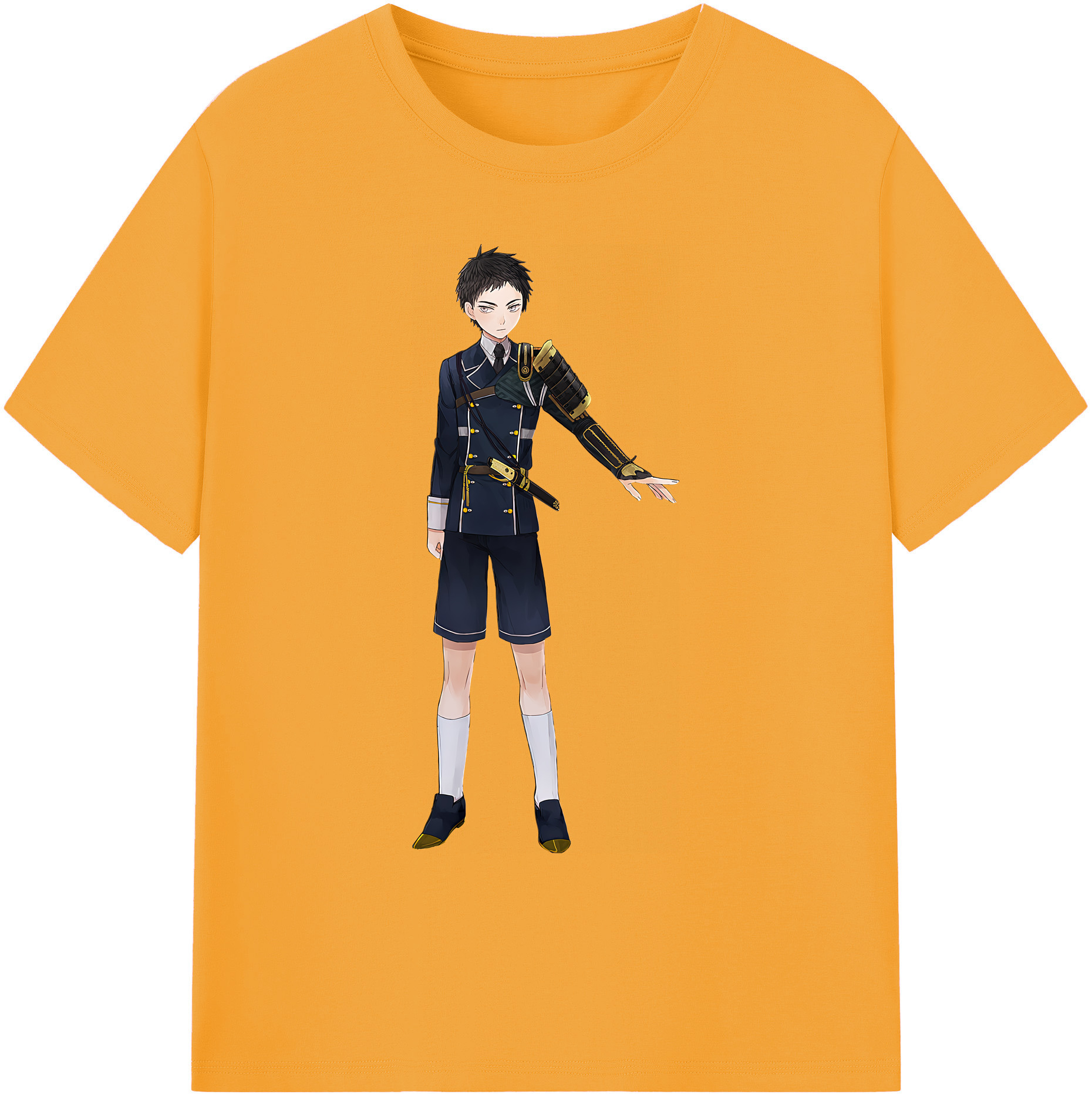 （画像用） 刀剣乱舞 Touken Ranbu 綿100％ メンズ半袖Tシャツ｜肌触りやわらか＆通気性