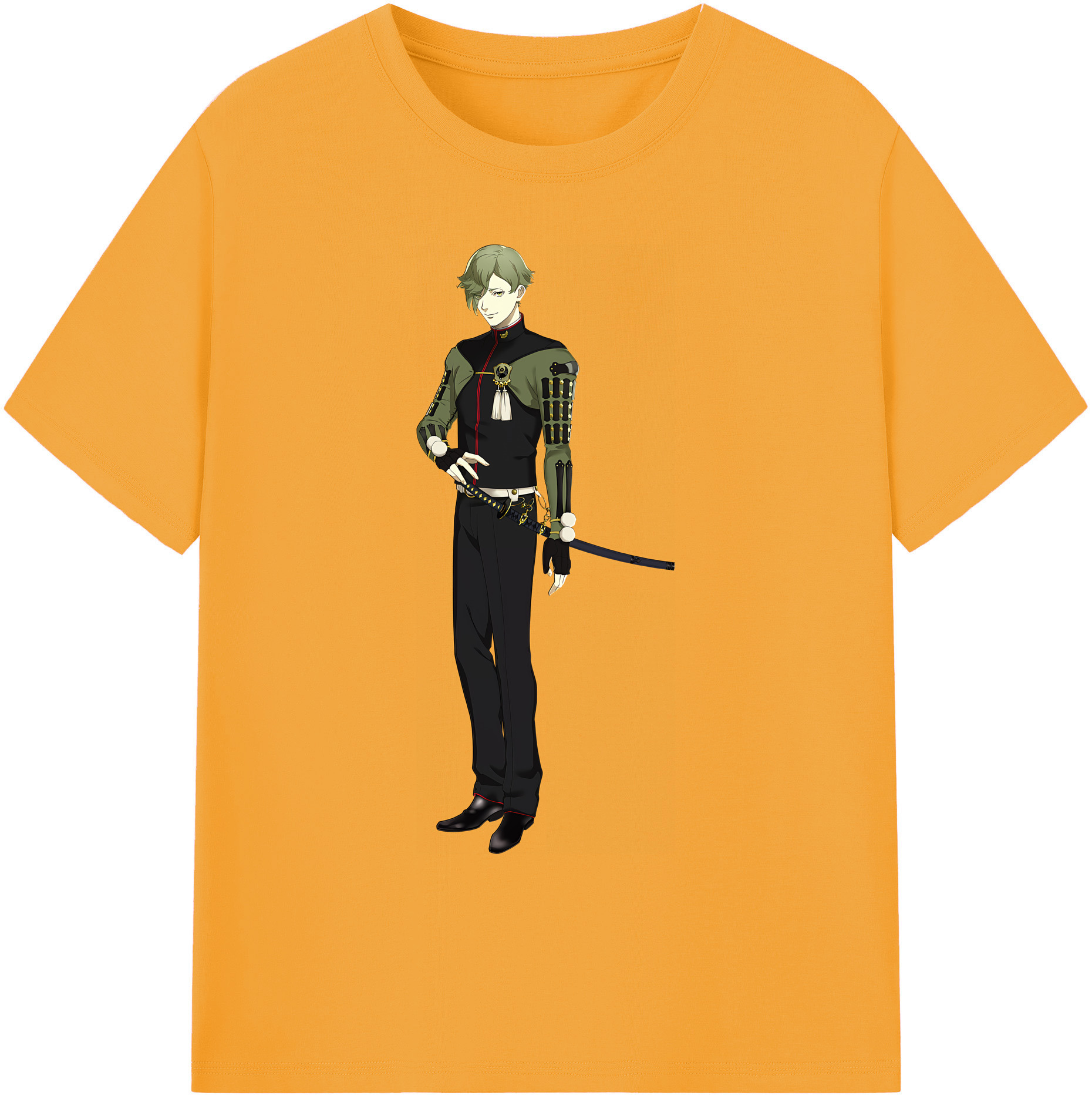 （画像用） 刀剣乱舞 Touken Ranbu 綿100％ メンズ半袖Tシャツ｜肌触りやわらか＆通気性