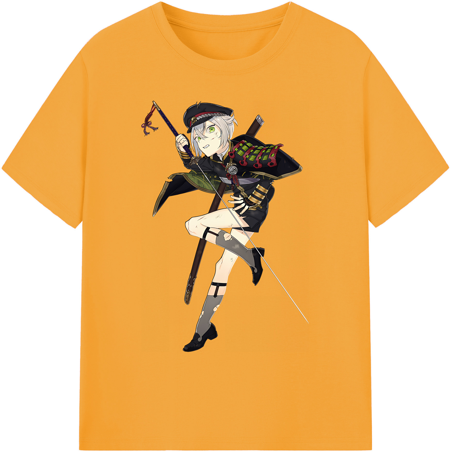 （画像用） 刀剣乱舞 Touken Ranbu 綿100％ メンズ半袖Tシャツ｜肌触りやわらか＆通気性