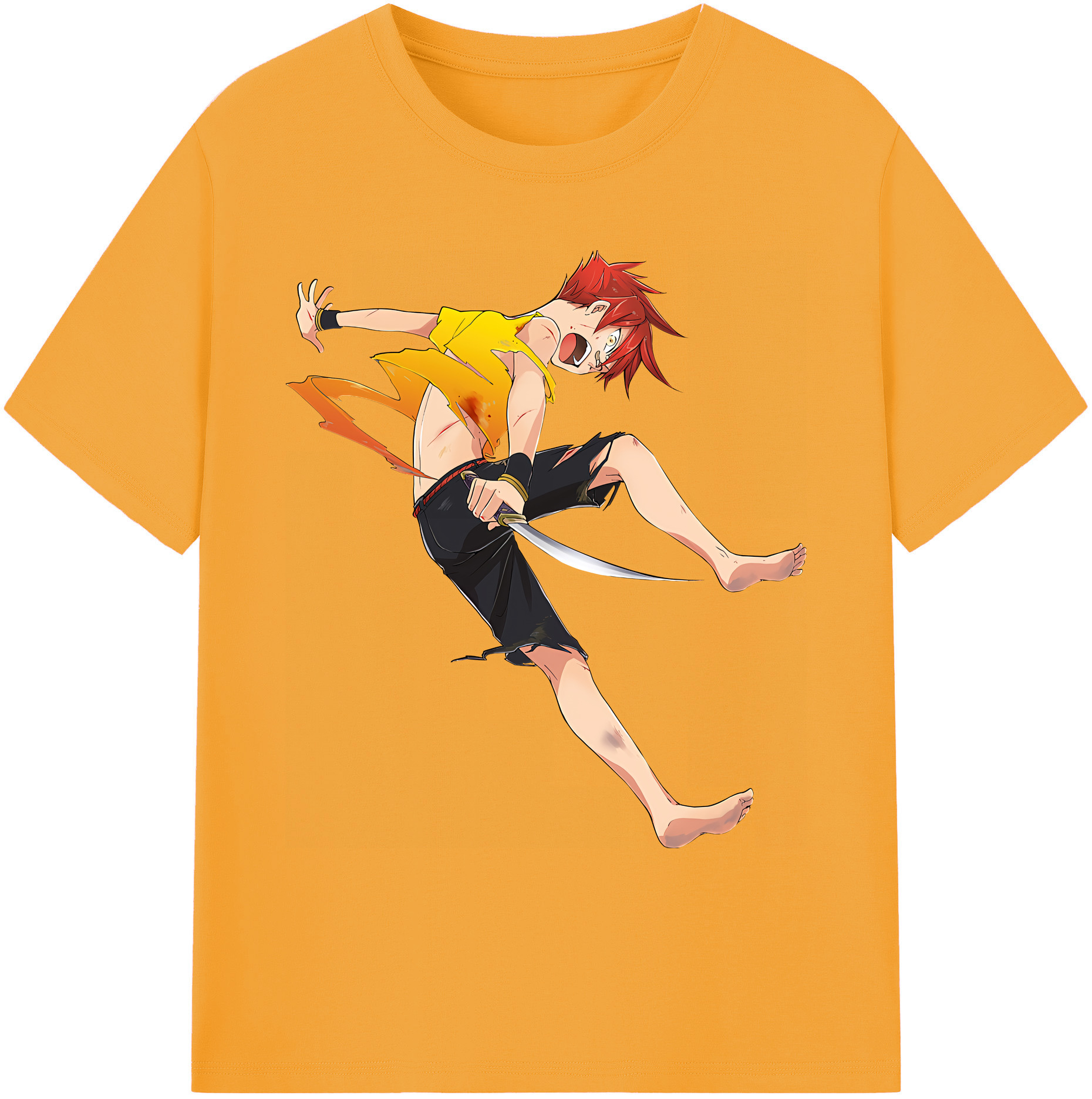 （画像用） 刀剣乱舞 Touken Ranbu 綿100％ メンズ半袖Tシャツ｜肌触りやわらか＆通気性
