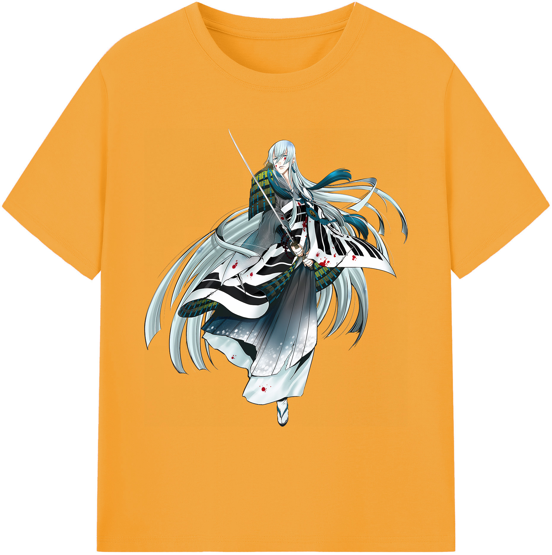 （画像用） 刀剣乱舞 Touken Ranbu 綿100％ メンズ半袖Tシャツ｜肌触りやわらか＆通気性