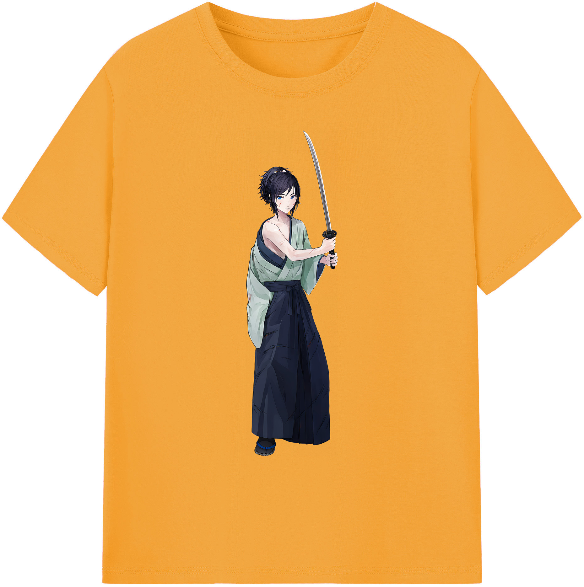 （画像用） 刀剣乱舞 Touken Ranbu 綿100％ メンズ半袖Tシャツ｜肌触りやわらか＆通気性