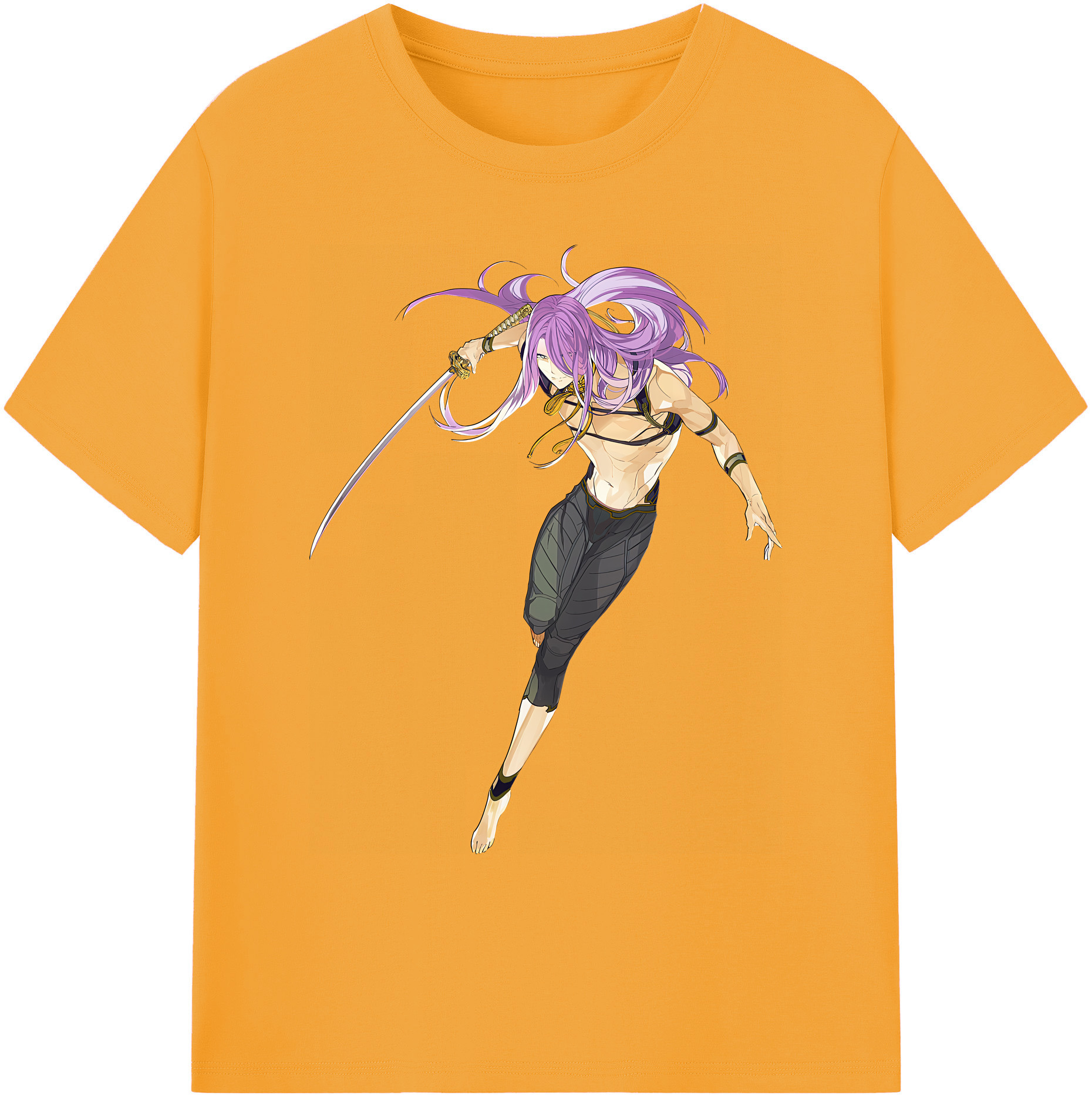 （画像用） 刀剣乱舞 Touken Ranbu 綿100％ メンズ半袖Tシャツ｜肌触りやわらか＆通気性