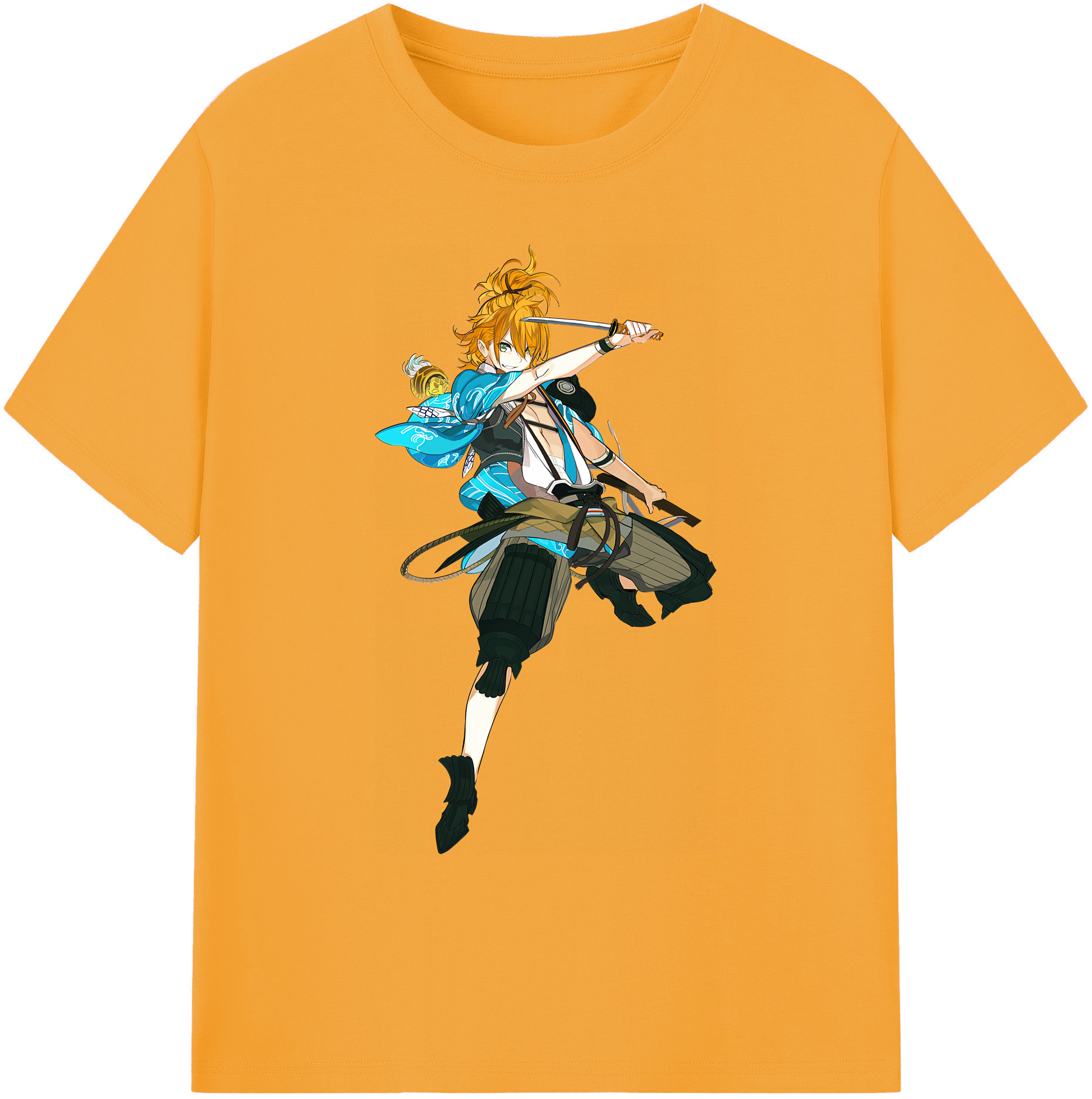 （画像用） 刀剣乱舞 Touken Ranbu 綿100％ メンズ半袖Tシャツ｜肌触りやわらか＆通気性