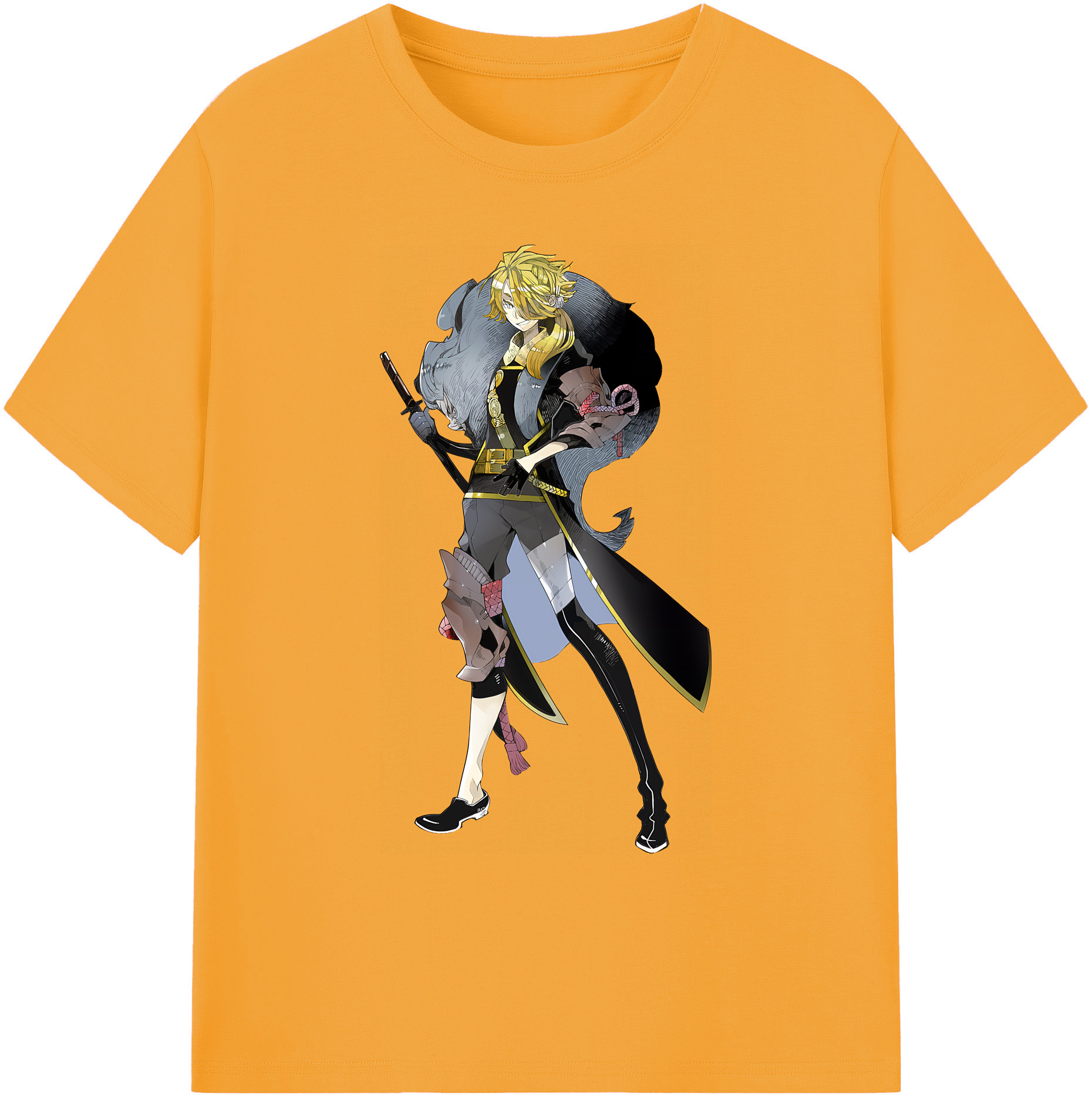 （画像用） 刀剣乱舞 Touken Ranbu 綿100％ メンズ半袖Tシャツ｜肌触りやわらか＆通気性