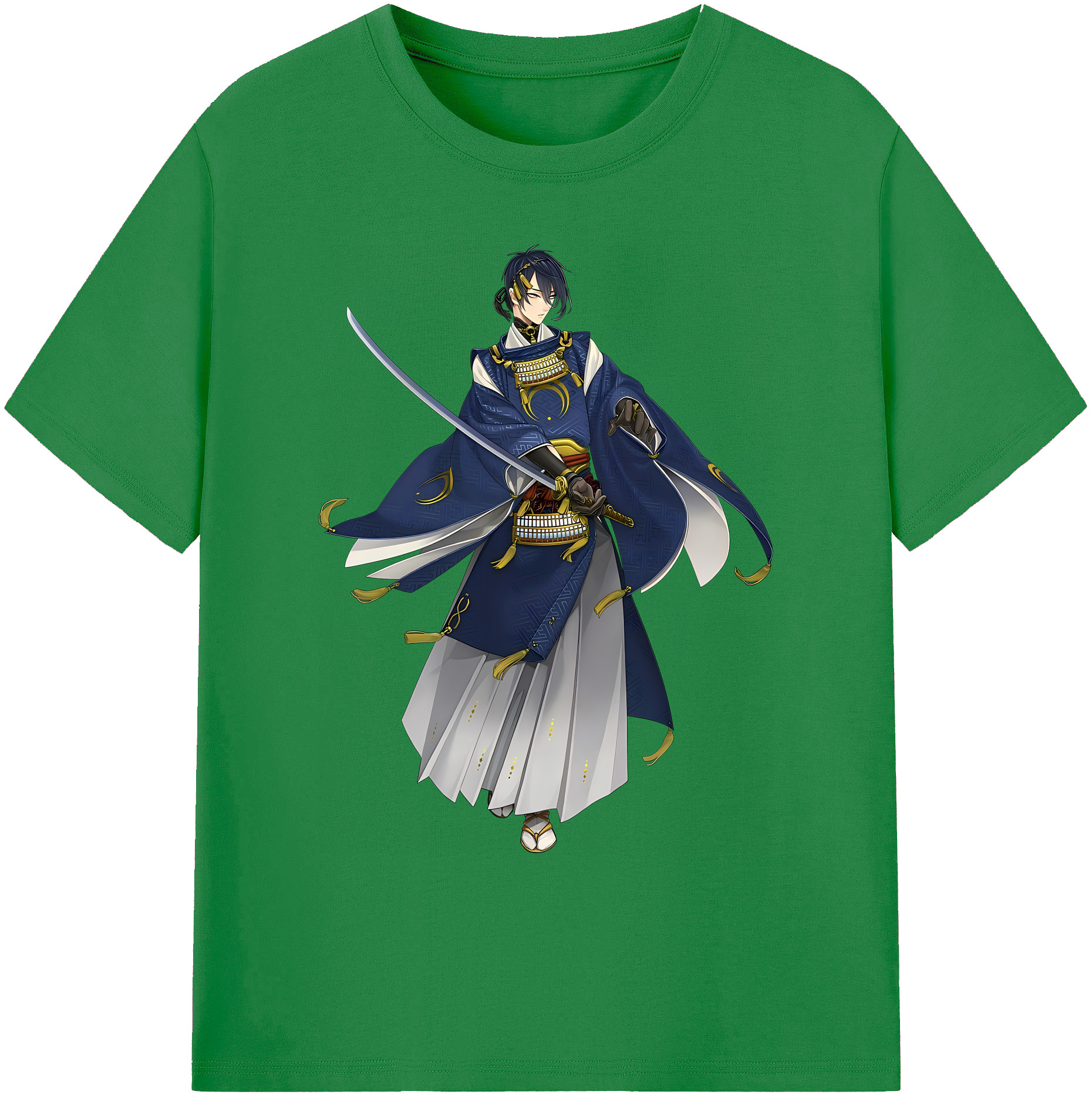 （画像用） 刀剣乱舞 Touken Ranbu 綿100％ メンズ半袖Tシャツ｜肌触りやわらか＆通気性