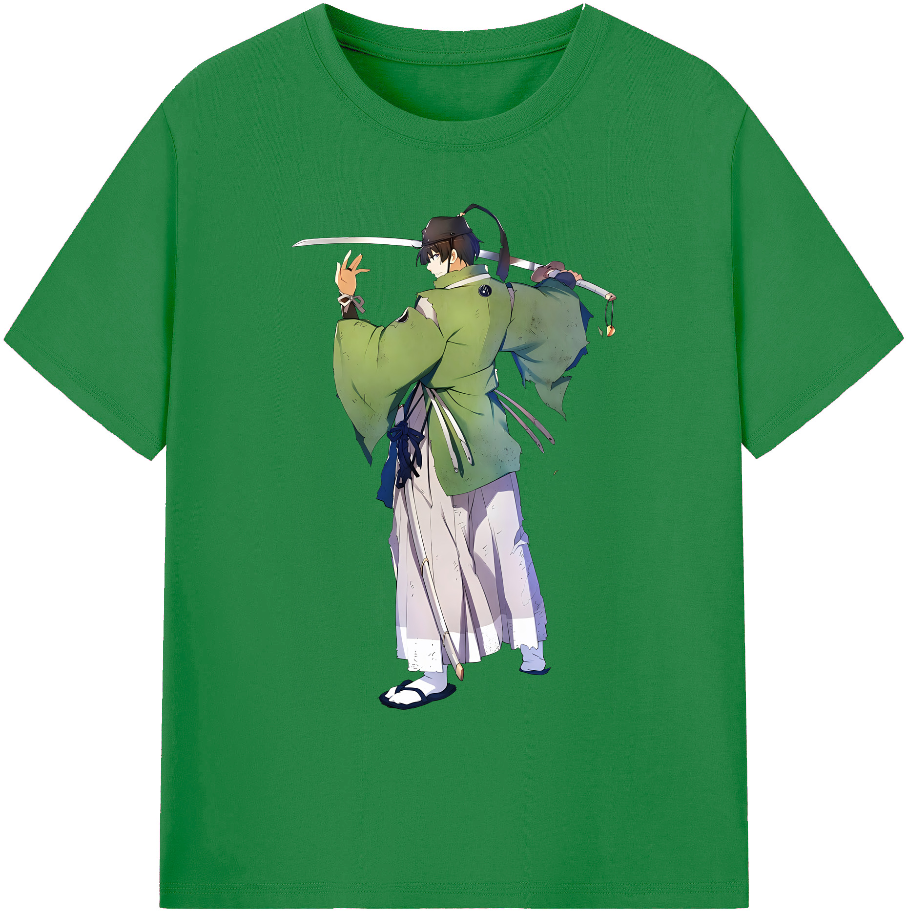 （画像用） 刀剣乱舞 Touken Ranbu 綿100％ メンズ半袖Tシャツ｜肌触りやわらか＆通気性