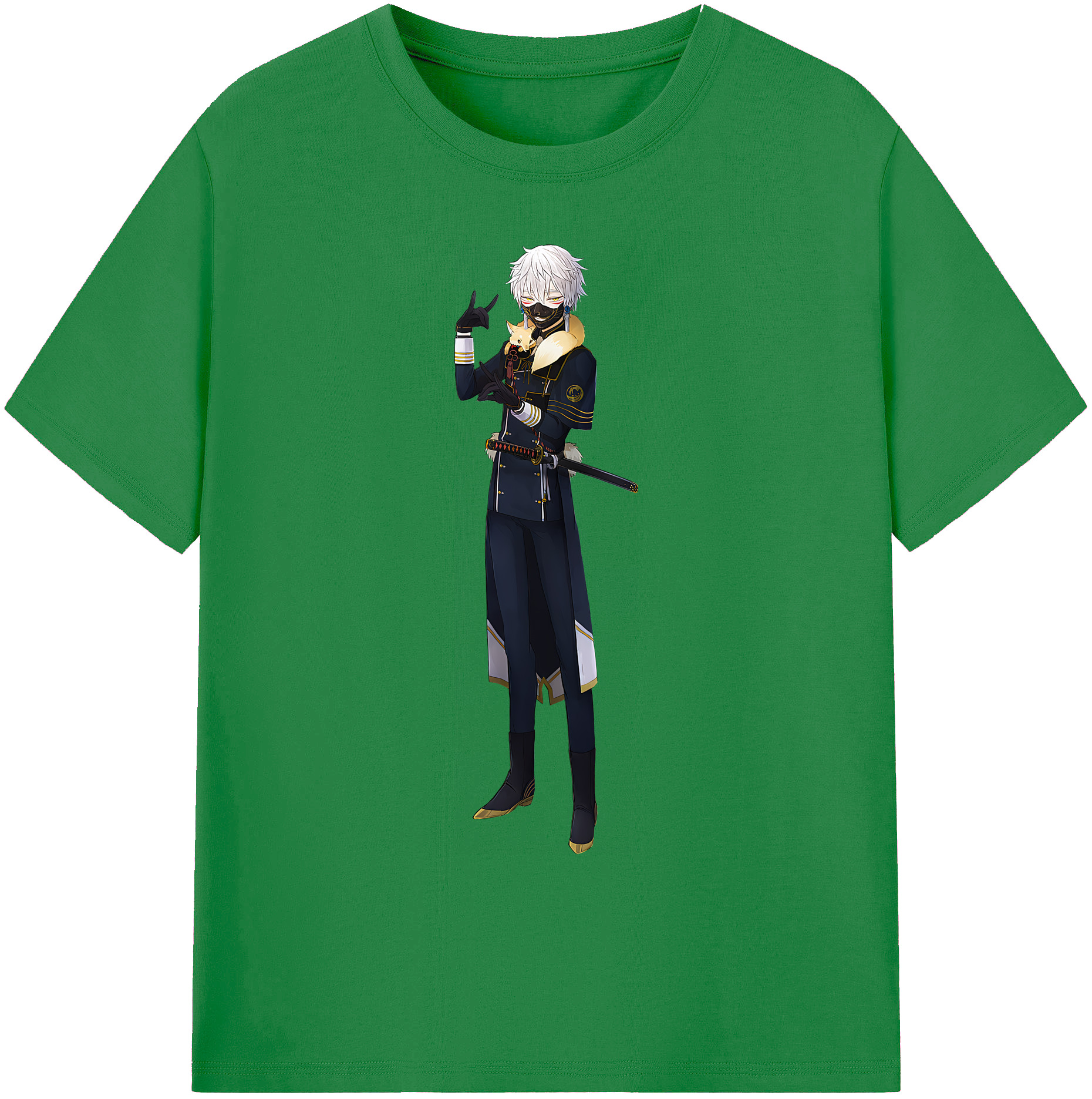（画像用） 刀剣乱舞 Touken Ranbu 綿100％ メンズ半袖Tシャツ｜肌触りやわらか＆通気性