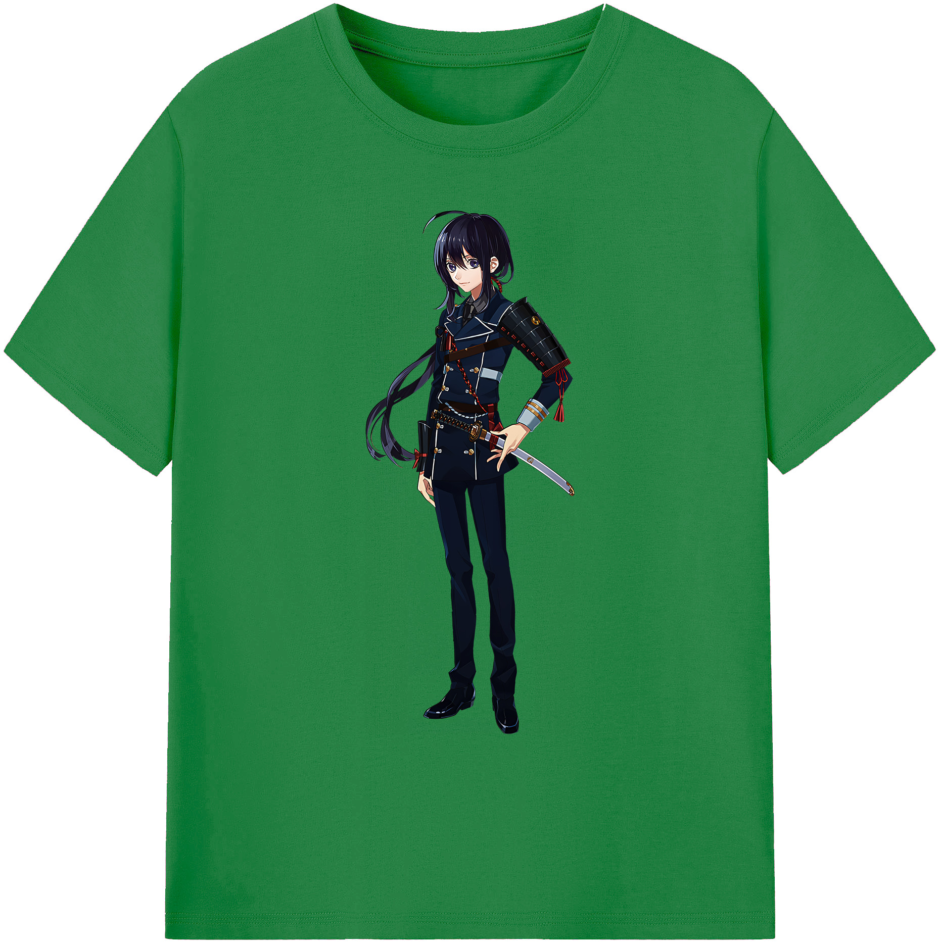 （画像用） 刀剣乱舞 Touken Ranbu 綿100％ メンズ半袖Tシャツ｜肌触りやわらか＆通気性