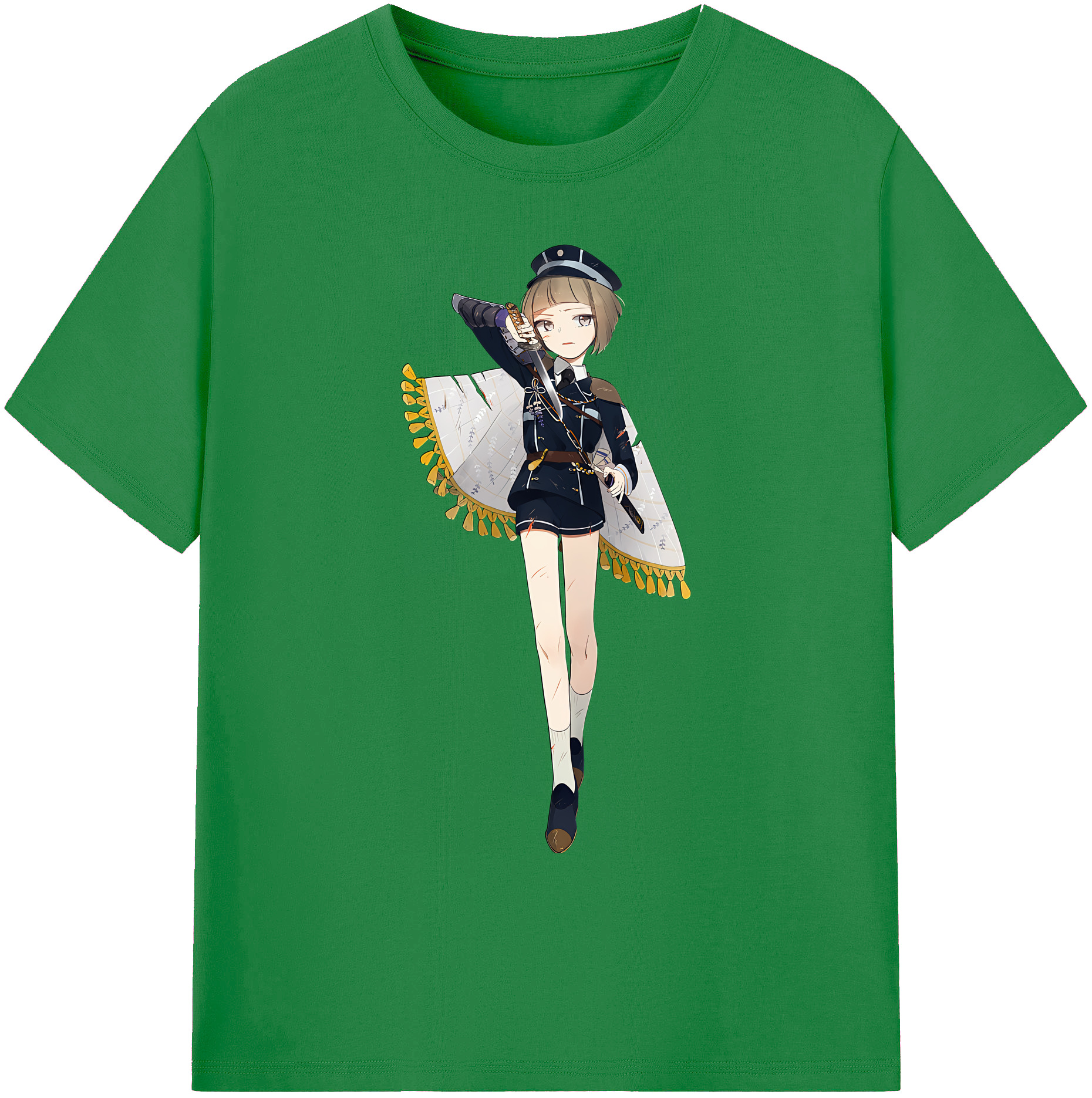 （画像用） 刀剣乱舞 Touken Ranbu 綿100％ メンズ半袖Tシャツ｜肌触りやわらか＆通気性