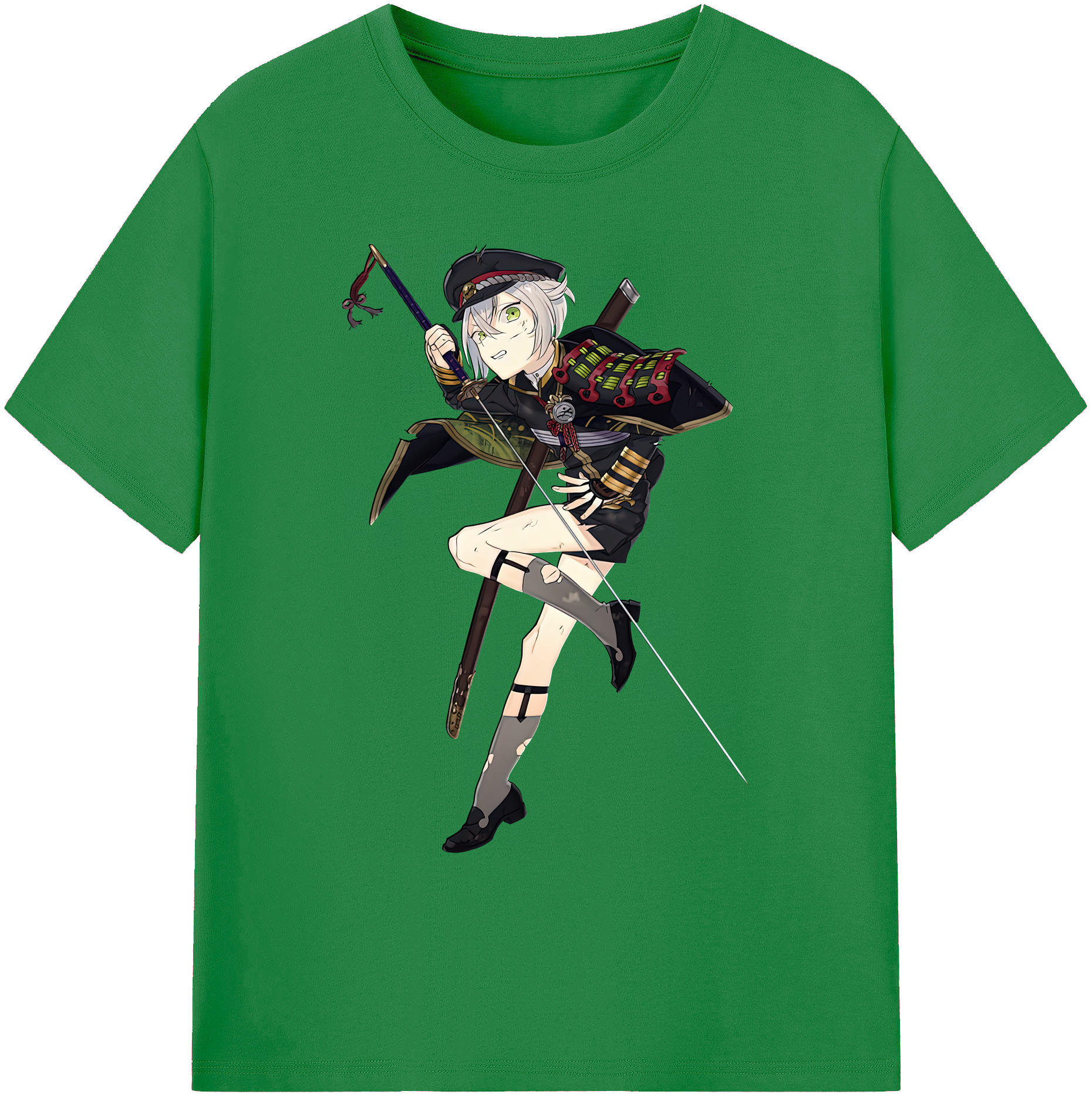 （画像用） 刀剣乱舞 Touken Ranbu 綿100％ メンズ半袖Tシャツ｜肌触りやわらか＆通気性