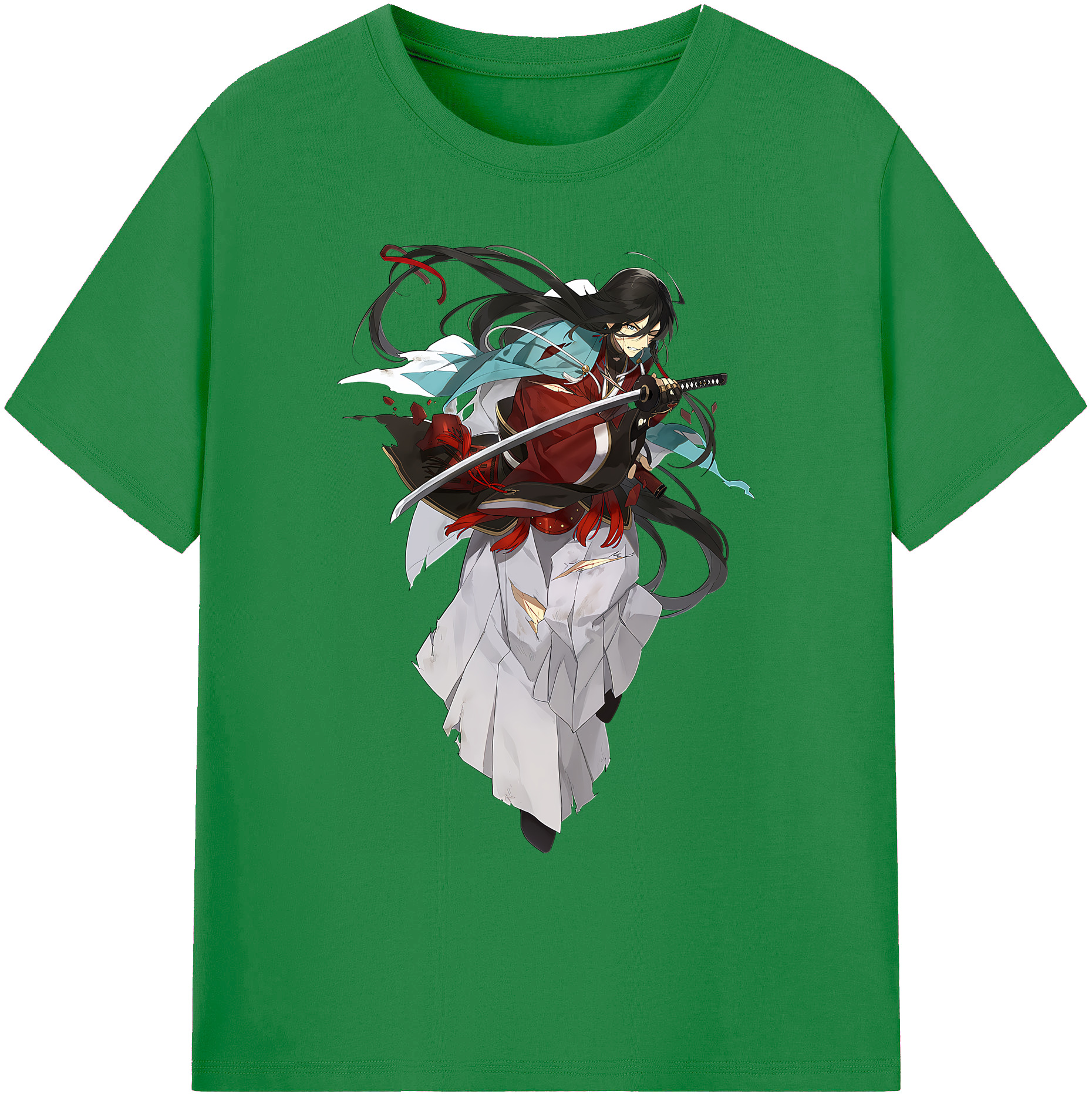 （画像用） 刀剣乱舞 Touken Ranbu 綿100％ メンズ半袖Tシャツ｜肌触りやわらか＆通気性