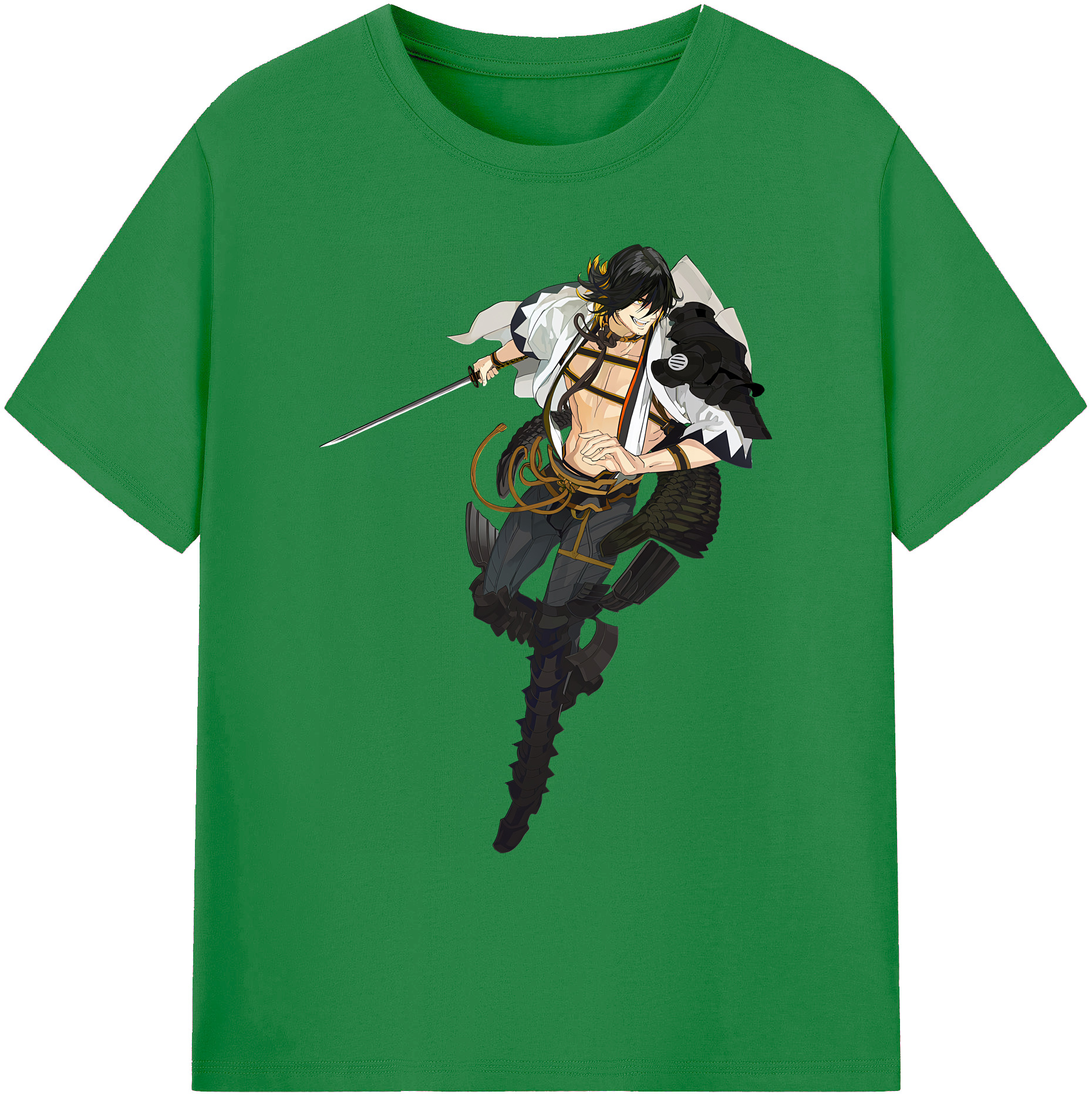 （画像用） 刀剣乱舞 Touken Ranbu 綿100％ メンズ半袖Tシャツ｜肌触りやわらか＆通気性