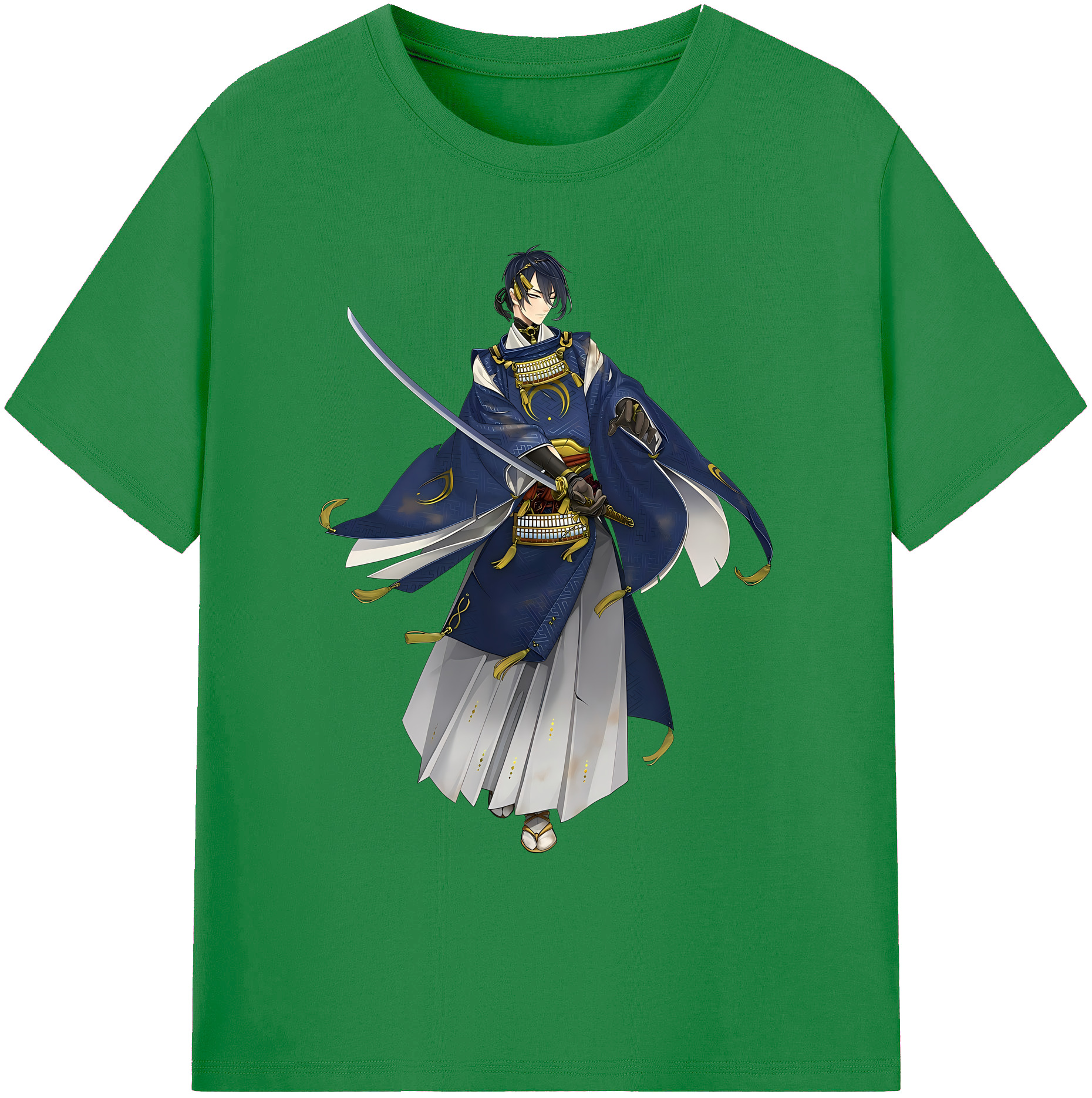 （画像用） 刀剣乱舞 Touken Ranbu 綿100％ メンズ半袖Tシャツ｜肌触りやわらか＆通気性