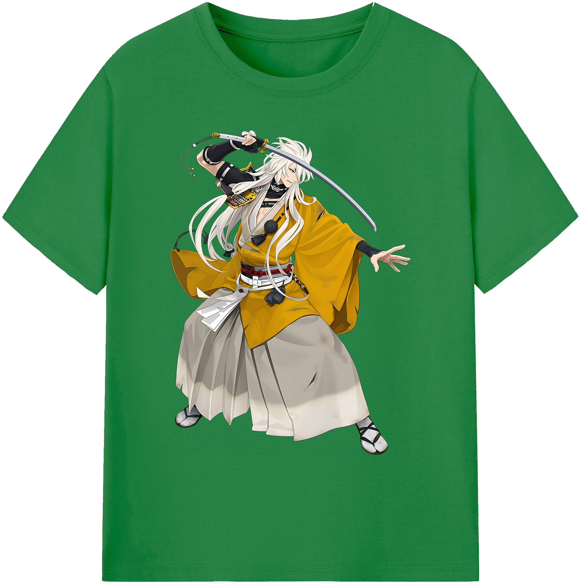 （画像用） 刀剣乱舞 Touken Ranbu 綿100％ メンズ半袖Tシャツ｜肌触りやわらか＆通気性
