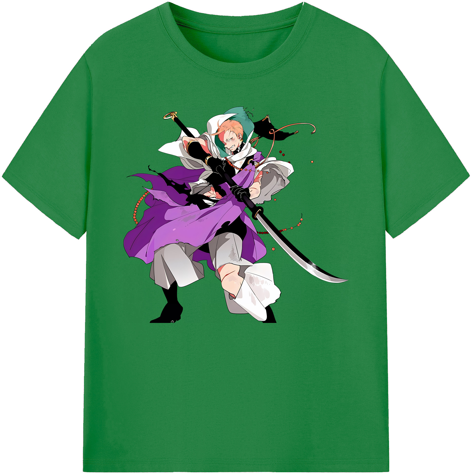 （画像用） 刀剣乱舞 Touken Ranbu 綿100％ メンズ半袖Tシャツ｜肌触りやわらか＆通気性