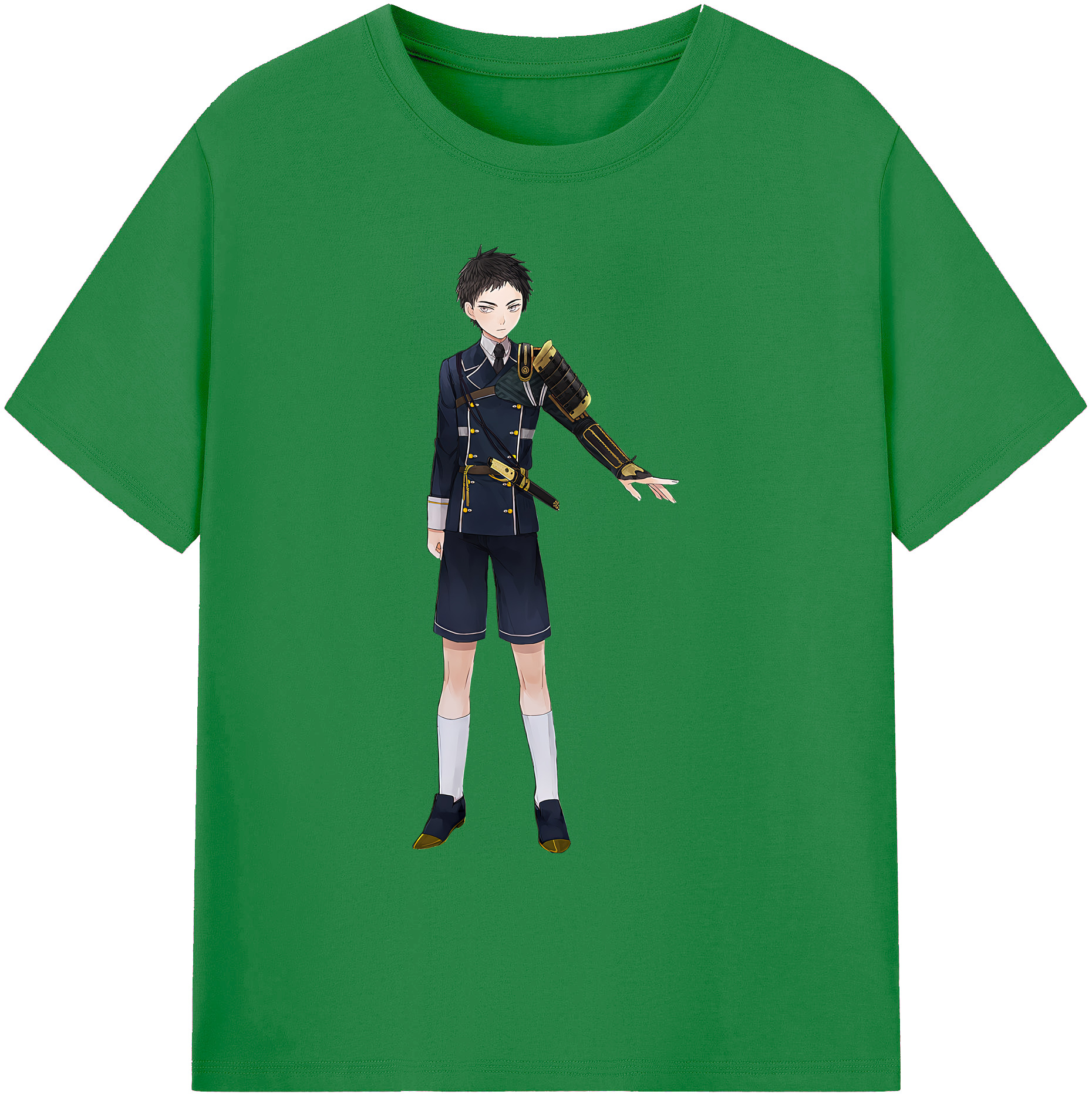 （画像用） 刀剣乱舞 Touken Ranbu 綿100％ メンズ半袖Tシャツ｜肌触りやわらか＆通気性