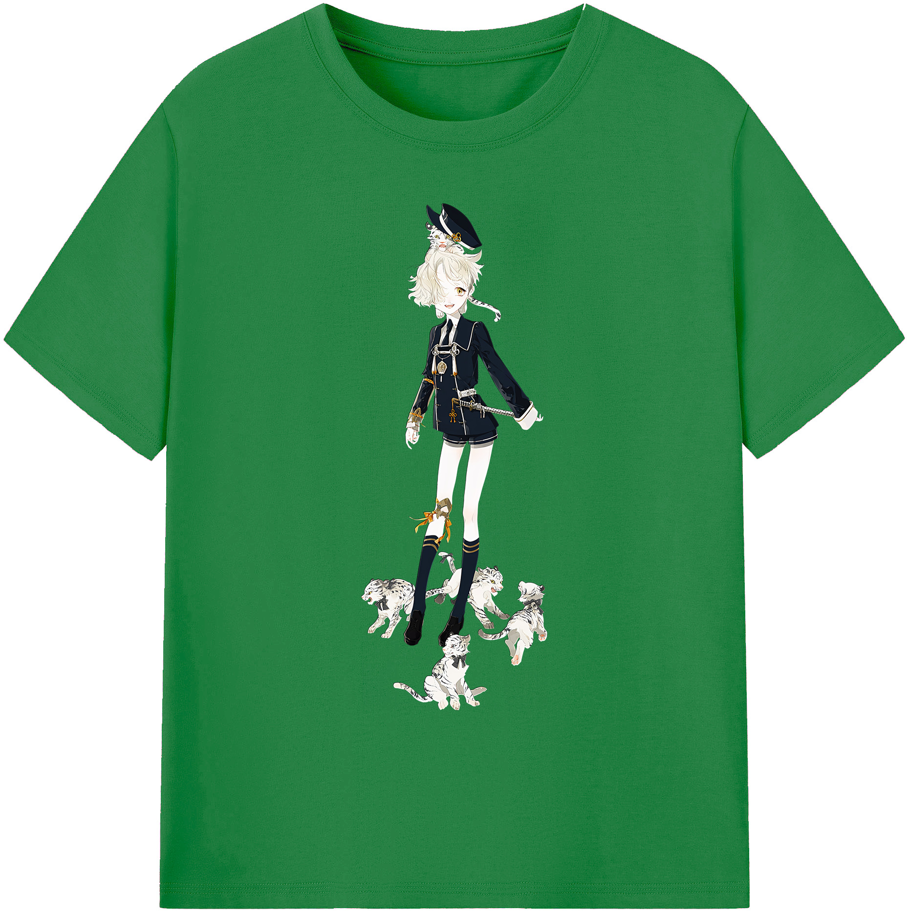 （画像用） 刀剣乱舞 Touken Ranbu 綿100％ メンズ半袖Tシャツ｜肌触りやわらか＆通気性