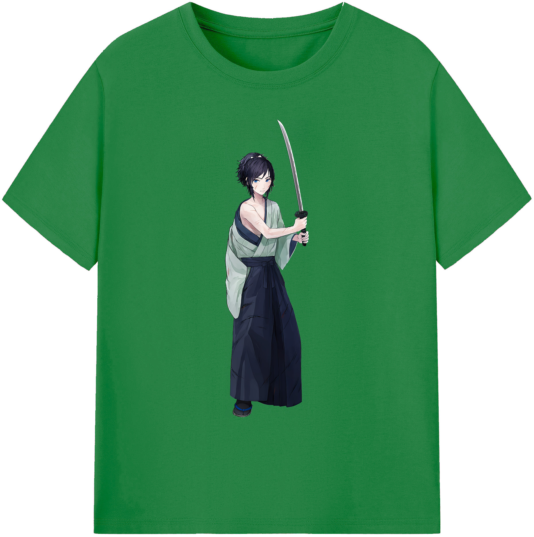 （画像用） 刀剣乱舞 Touken Ranbu 綿100％ メンズ半袖Tシャツ｜肌触りやわらか＆通気性