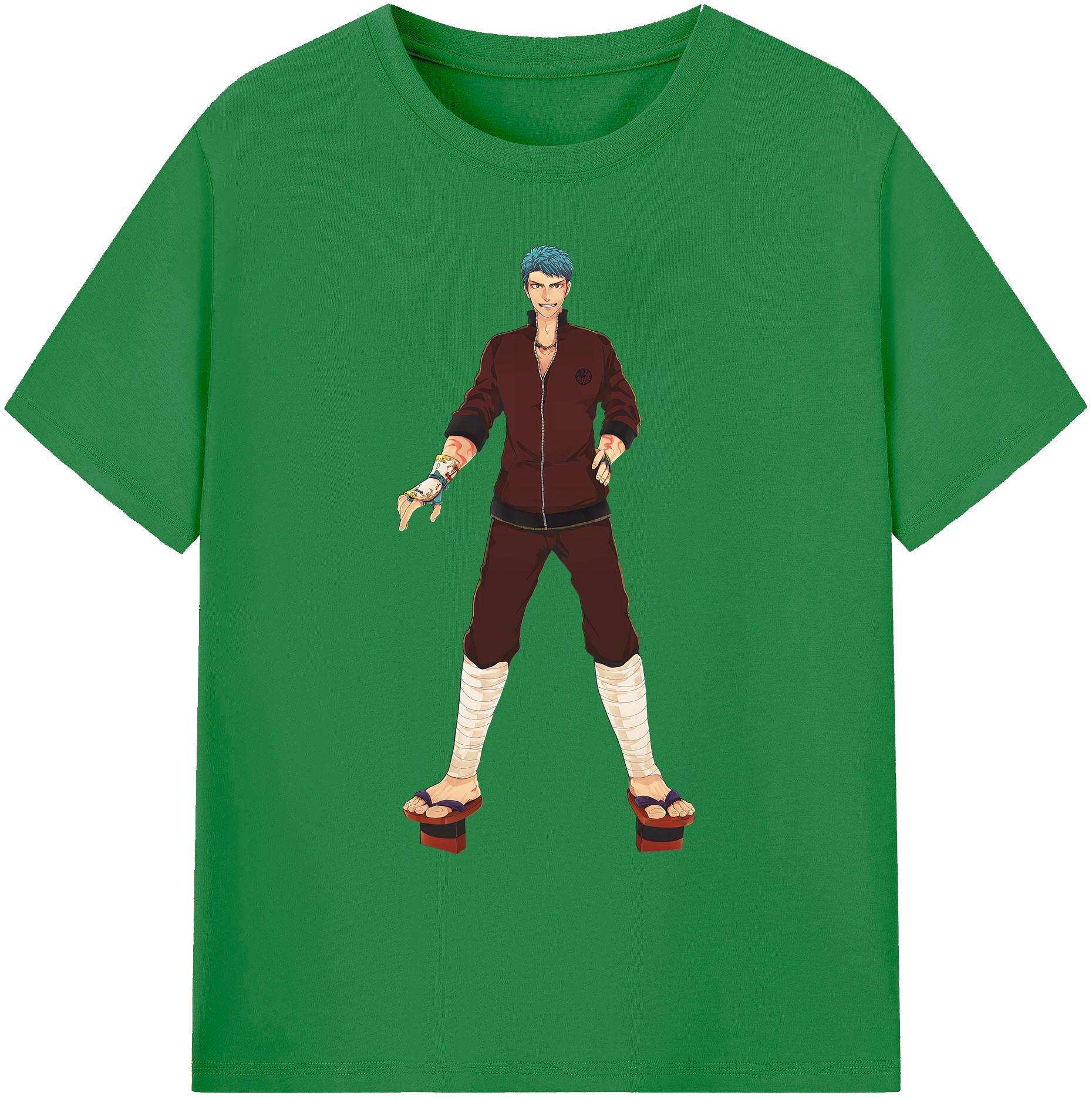 （画像用） 刀剣乱舞 Touken Ranbu 綿100％ メンズ半袖Tシャツ｜肌触りやわらか＆通気性
