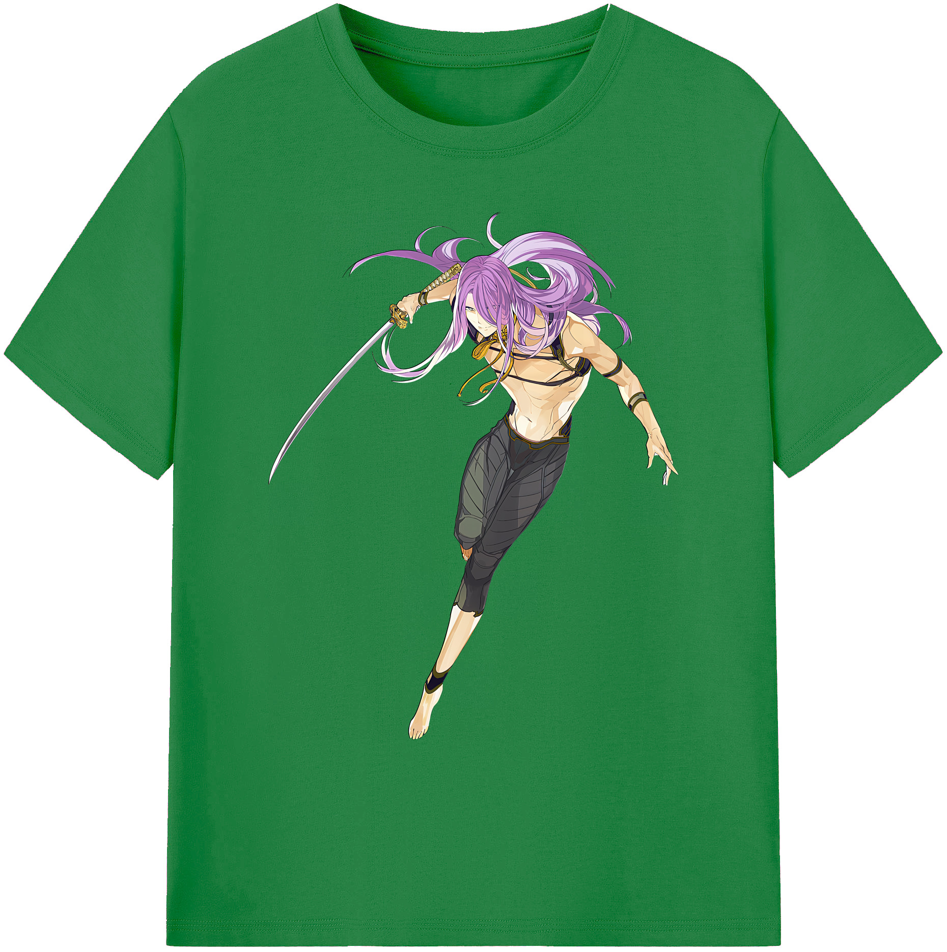 （画像用） 刀剣乱舞 Touken Ranbu 綿100％ メンズ半袖Tシャツ｜肌触りやわらか＆通気性