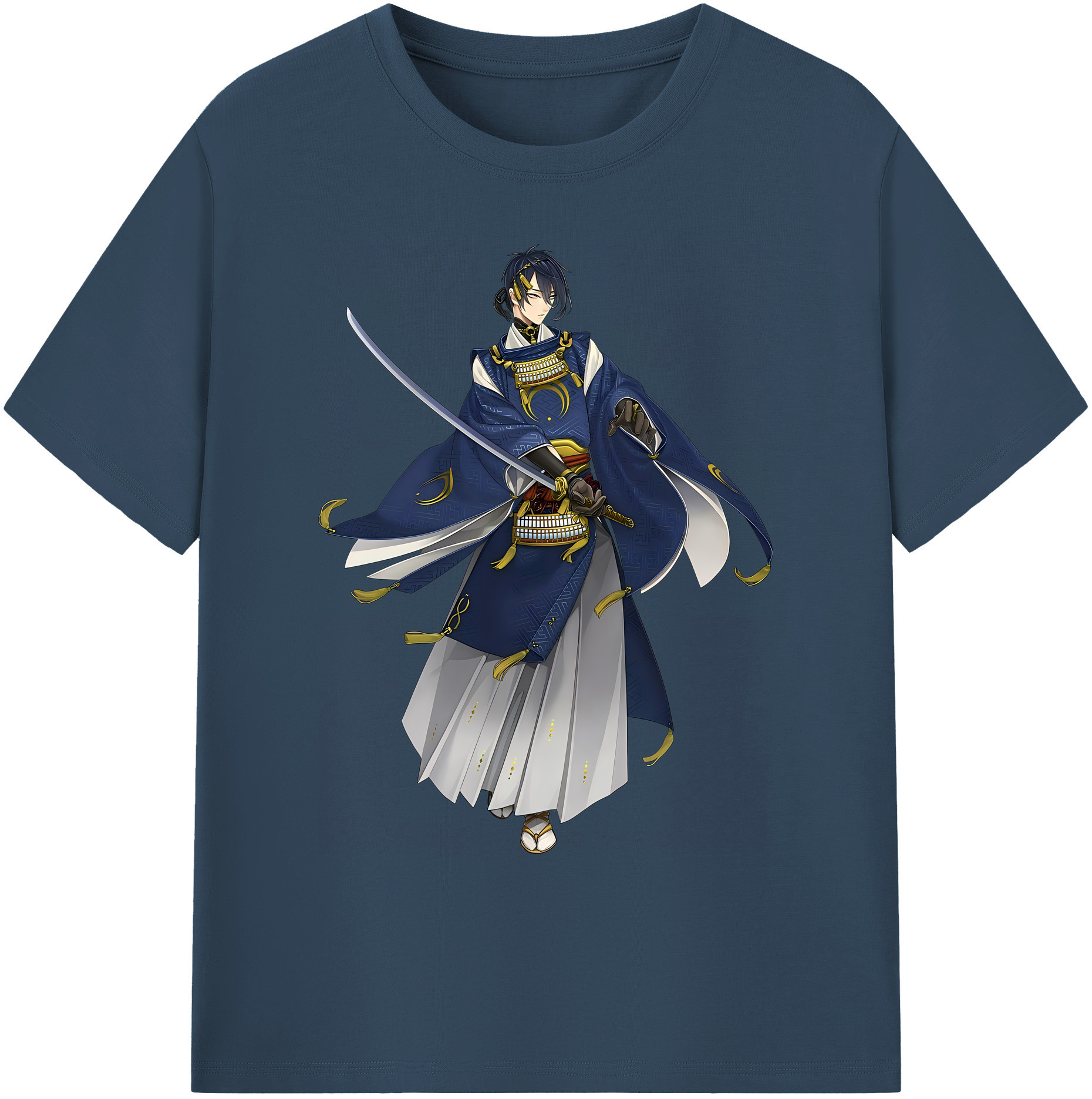 （画像用） 刀剣乱舞 Touken Ranbu 綿100％ メンズ半袖Tシャツ｜肌触りやわらか＆通気性