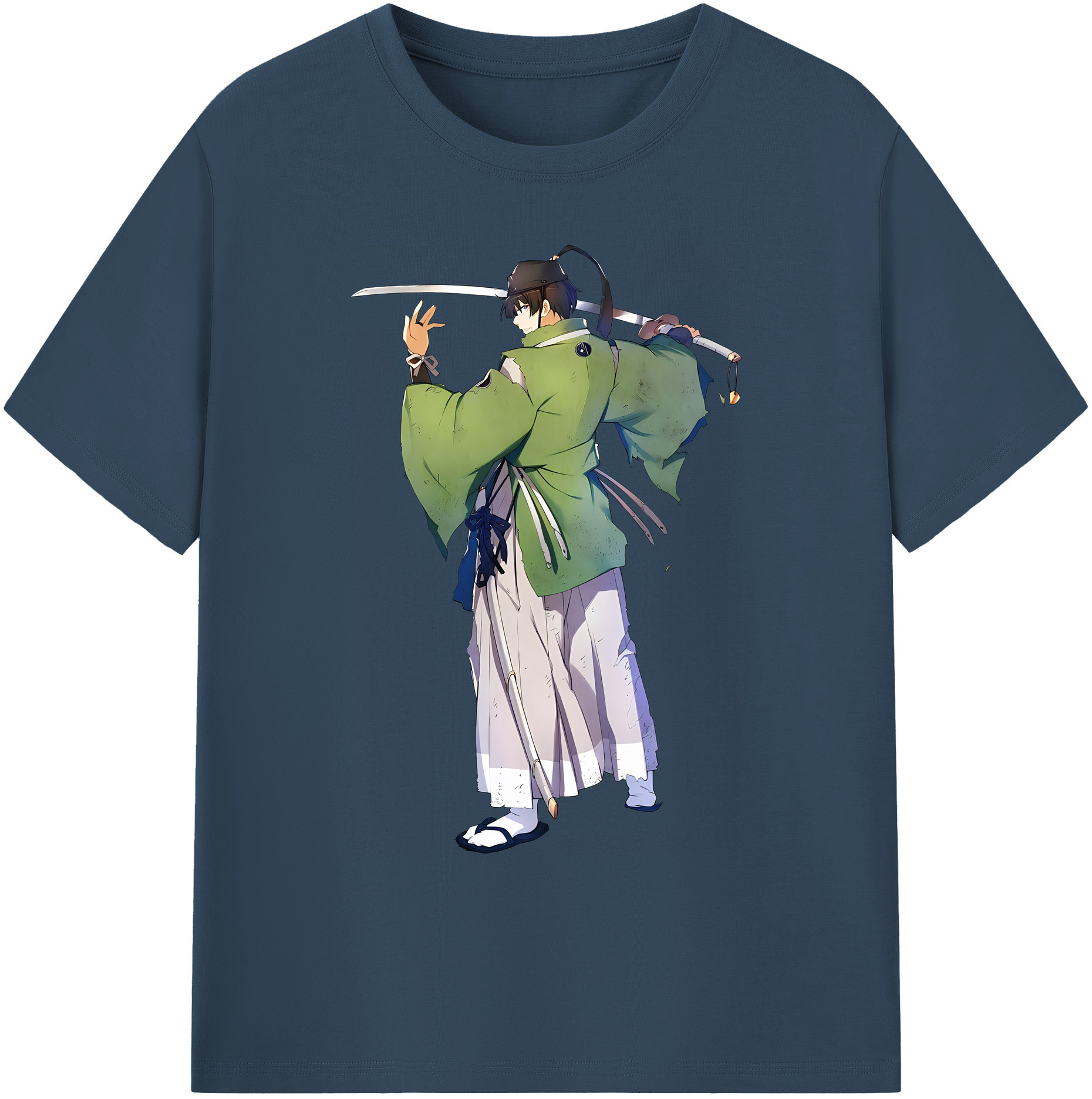 （画像用） 刀剣乱舞 Touken Ranbu 綿100％ メンズ半袖Tシャツ｜肌触りやわらか＆通気性