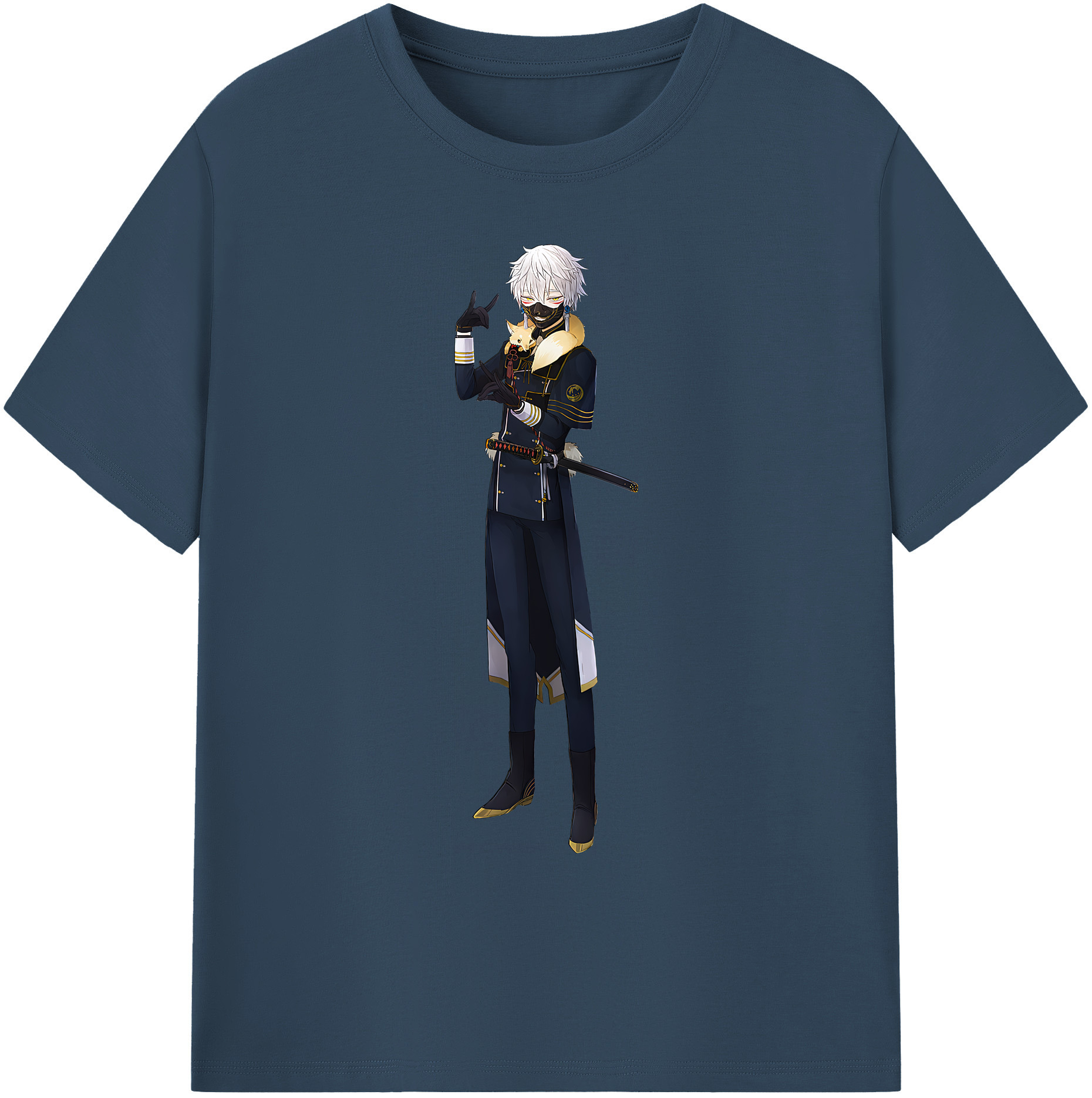 （画像用） 刀剣乱舞 Touken Ranbu 綿100％ メンズ半袖Tシャツ｜肌触りやわらか＆通気性