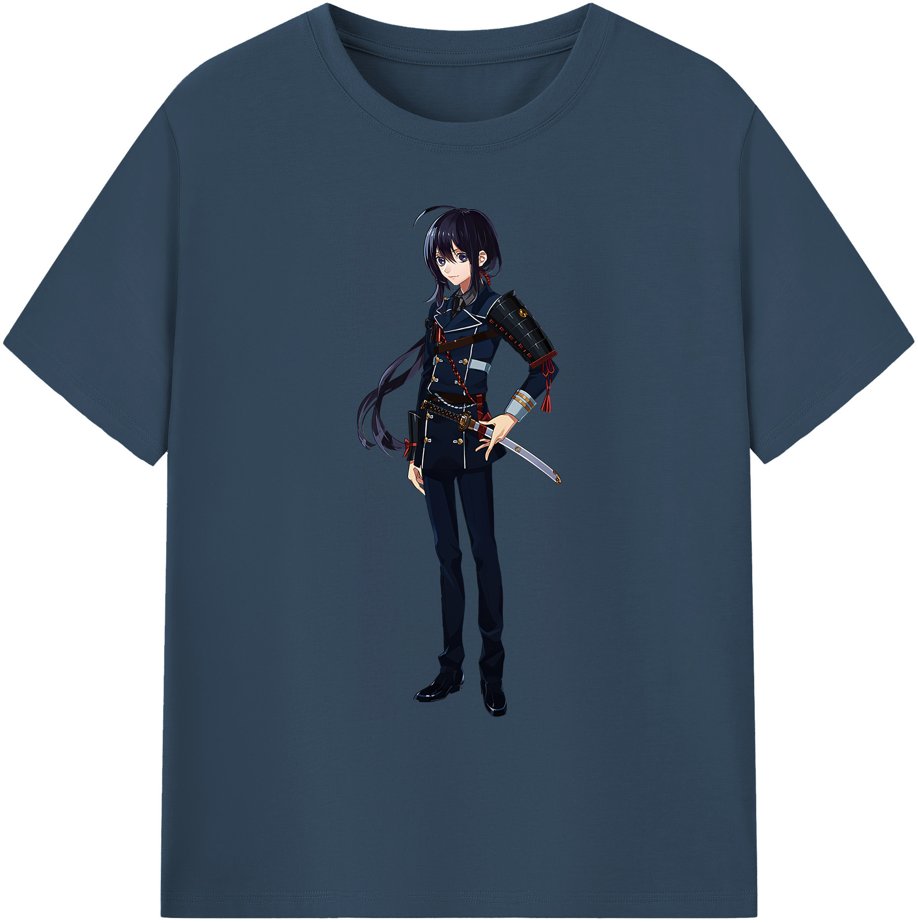 （画像用） 刀剣乱舞 Touken Ranbu 綿100％ メンズ半袖Tシャツ｜肌触りやわらか＆通気性