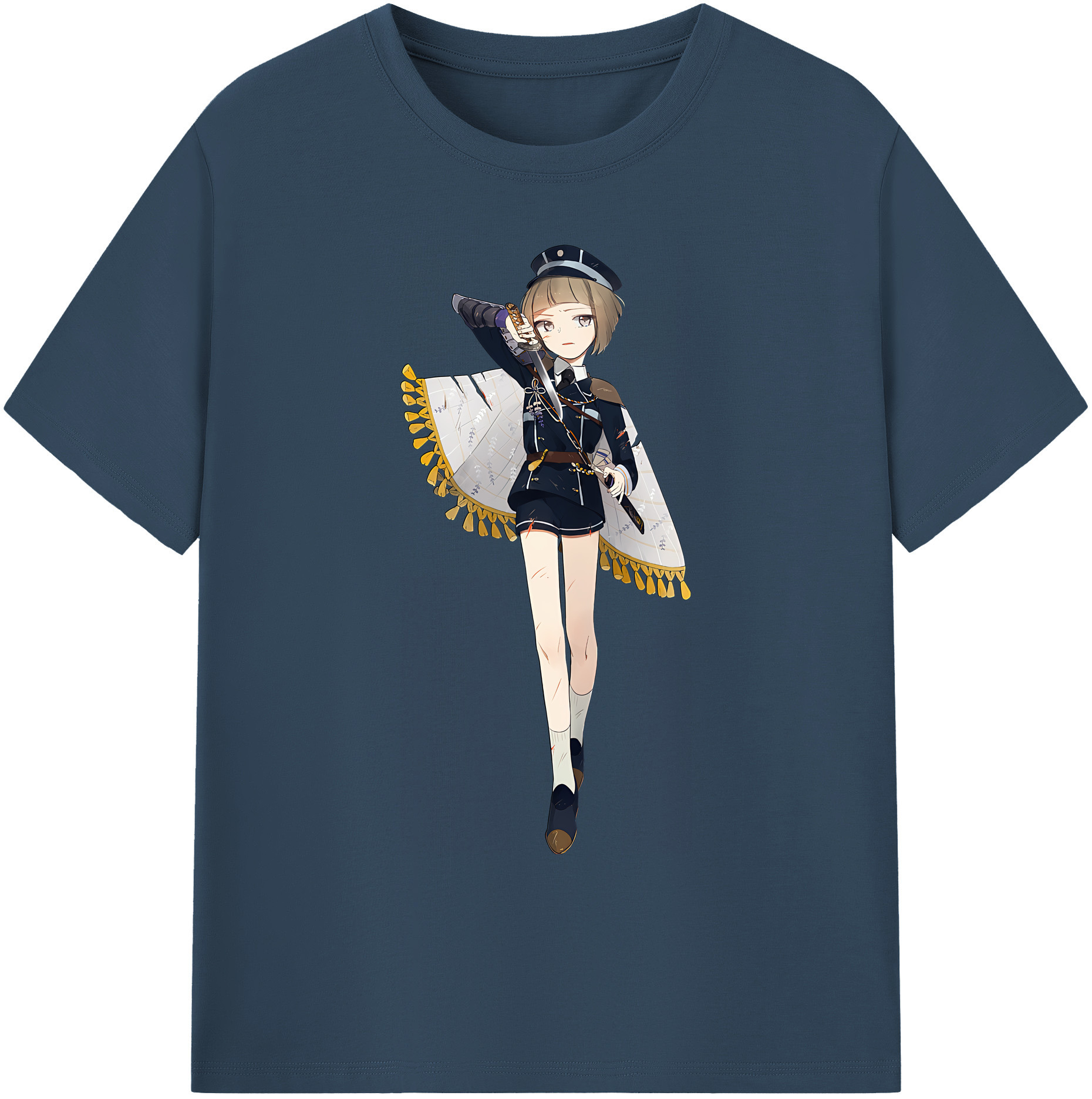 （画像用） 刀剣乱舞 Touken Ranbu 綿100％ メンズ半袖Tシャツ｜肌触りやわらか＆通気性