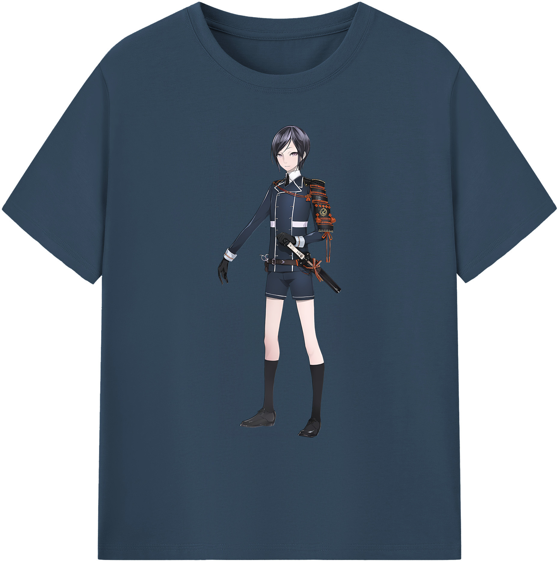 （画像用） 刀剣乱舞 Touken Ranbu 綿100％ メンズ半袖Tシャツ｜肌触りやわらか＆通気性
