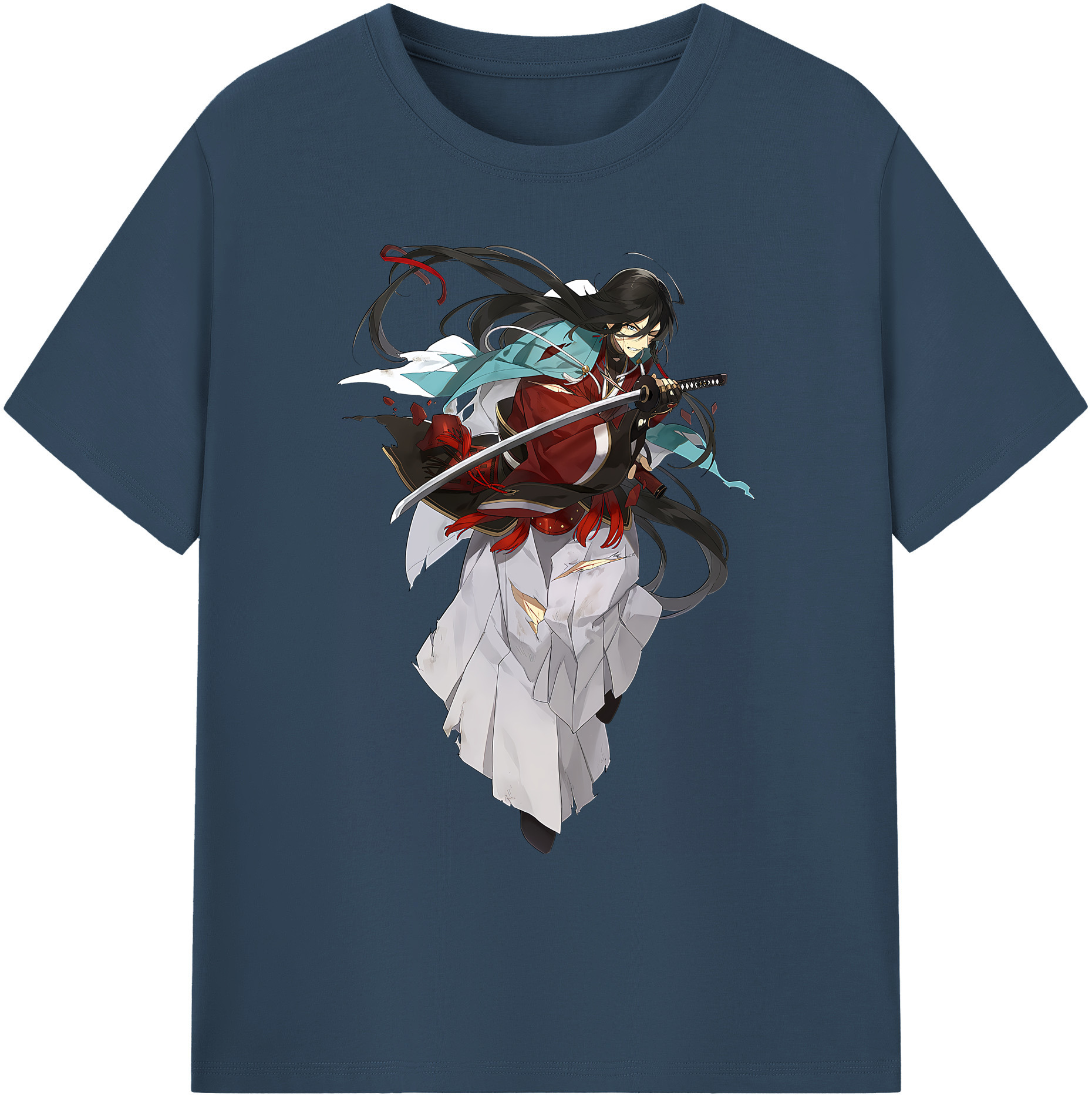 （画像用） 刀剣乱舞 Touken Ranbu 綿100％ メンズ半袖Tシャツ｜肌触りやわらか＆通気性