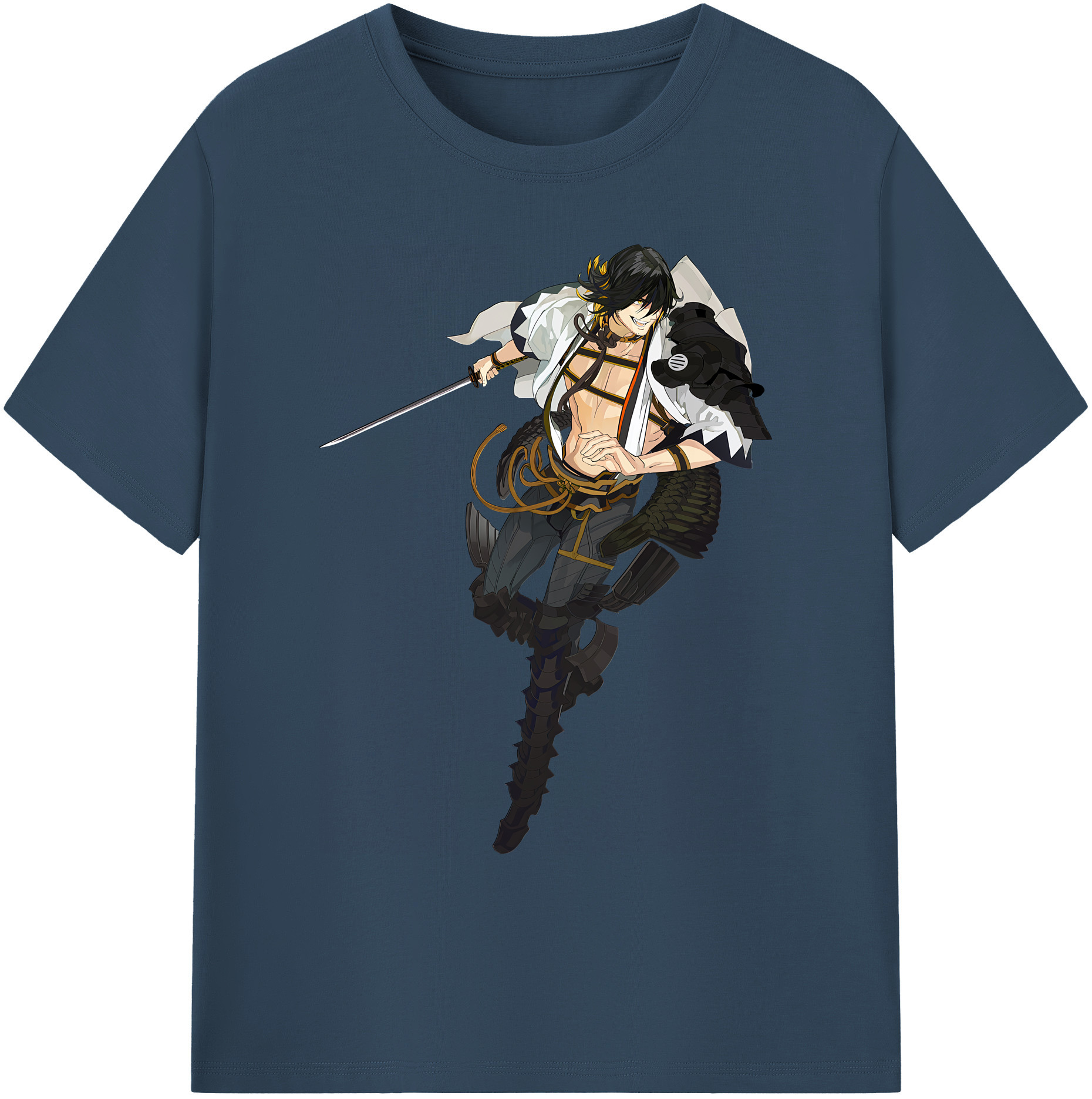 （画像用） 刀剣乱舞 Touken Ranbu 綿100％ メンズ半袖Tシャツ｜肌触りやわらか＆通気性