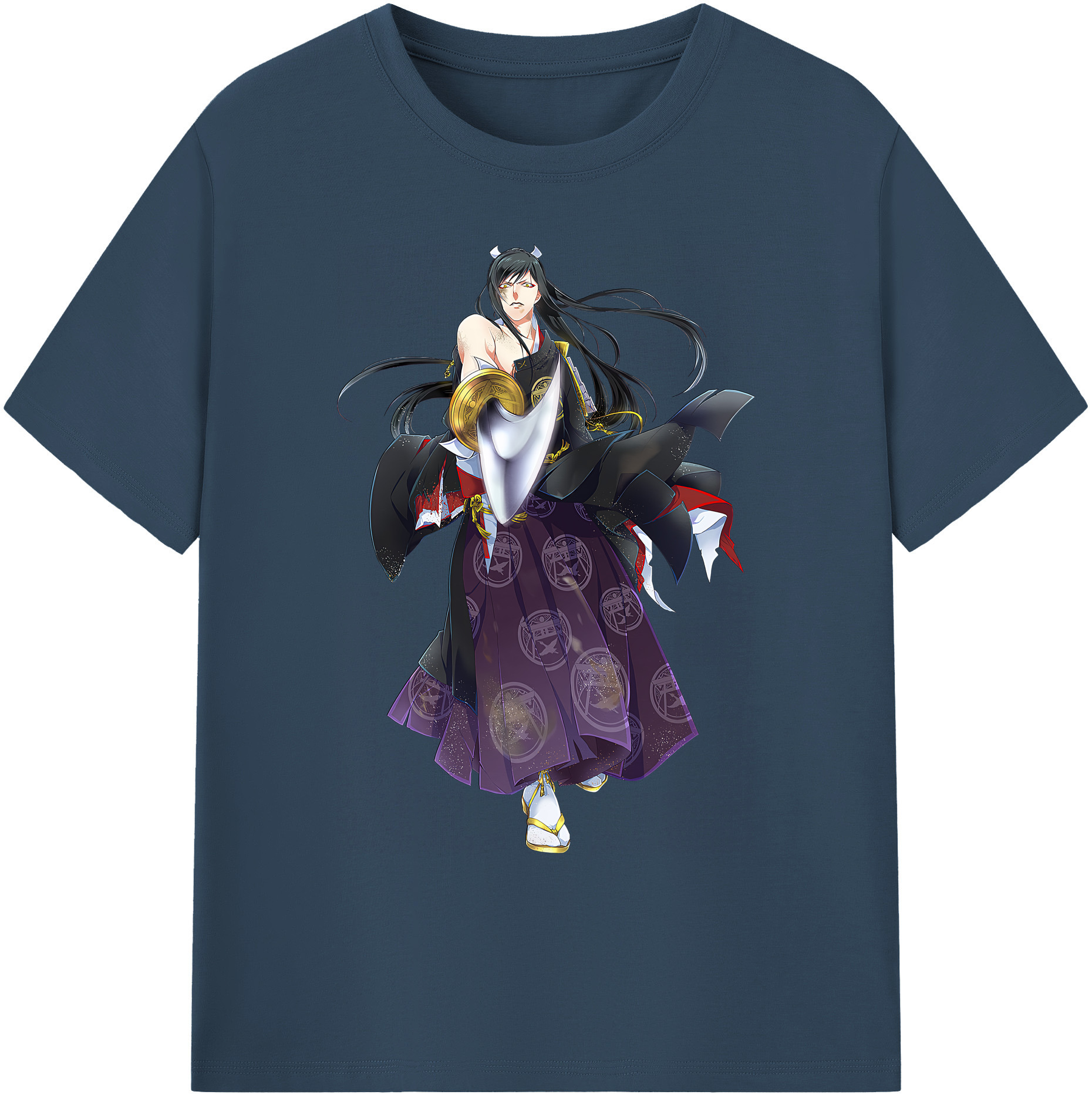 （画像用） 刀剣乱舞 Touken Ranbu 綿100％ メンズ半袖Tシャツ｜肌触りやわらか＆通気性
