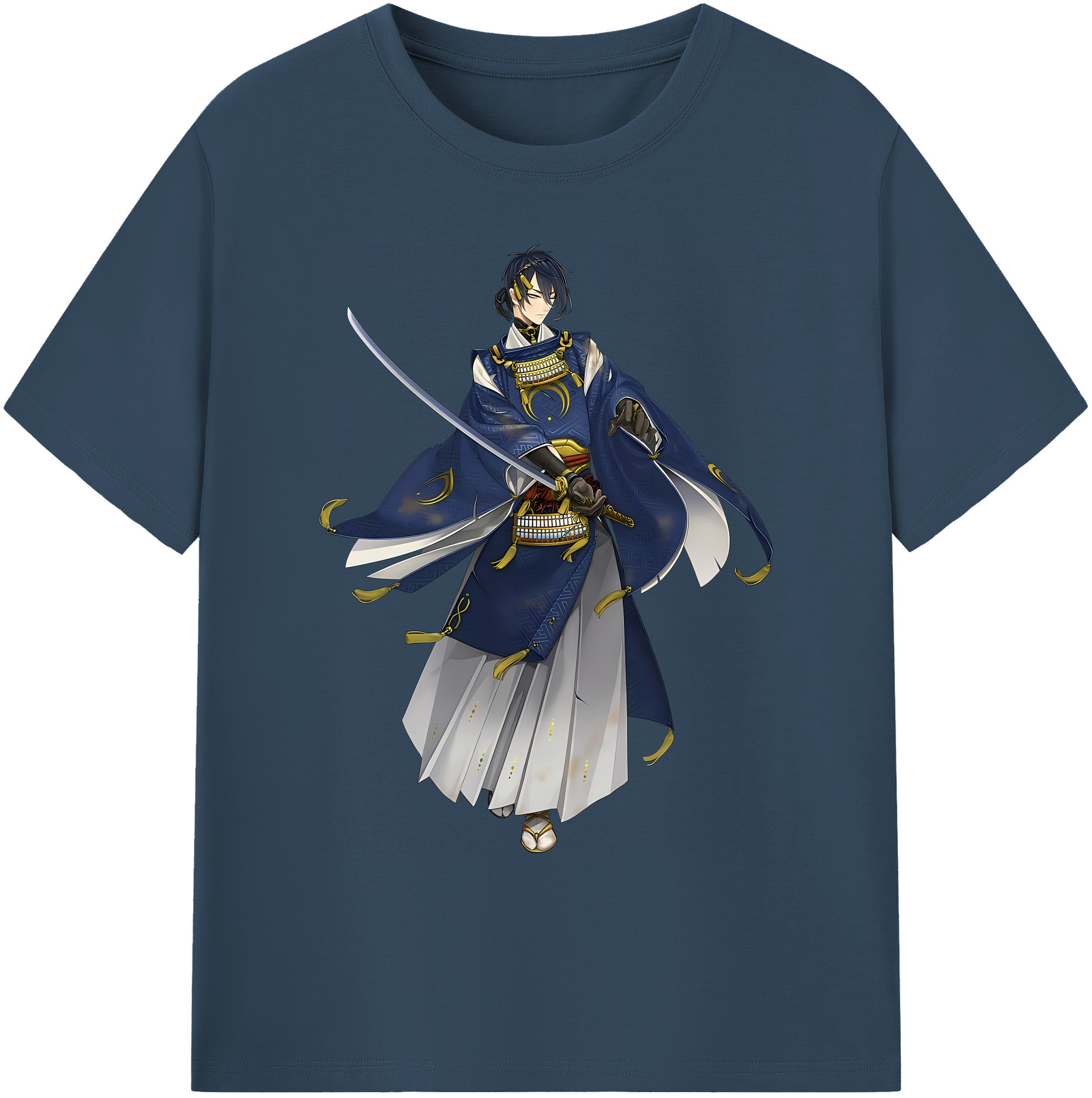 （画像用） 刀剣乱舞 Touken Ranbu 綿100％ メンズ半袖Tシャツ｜肌触りやわらか＆通気性