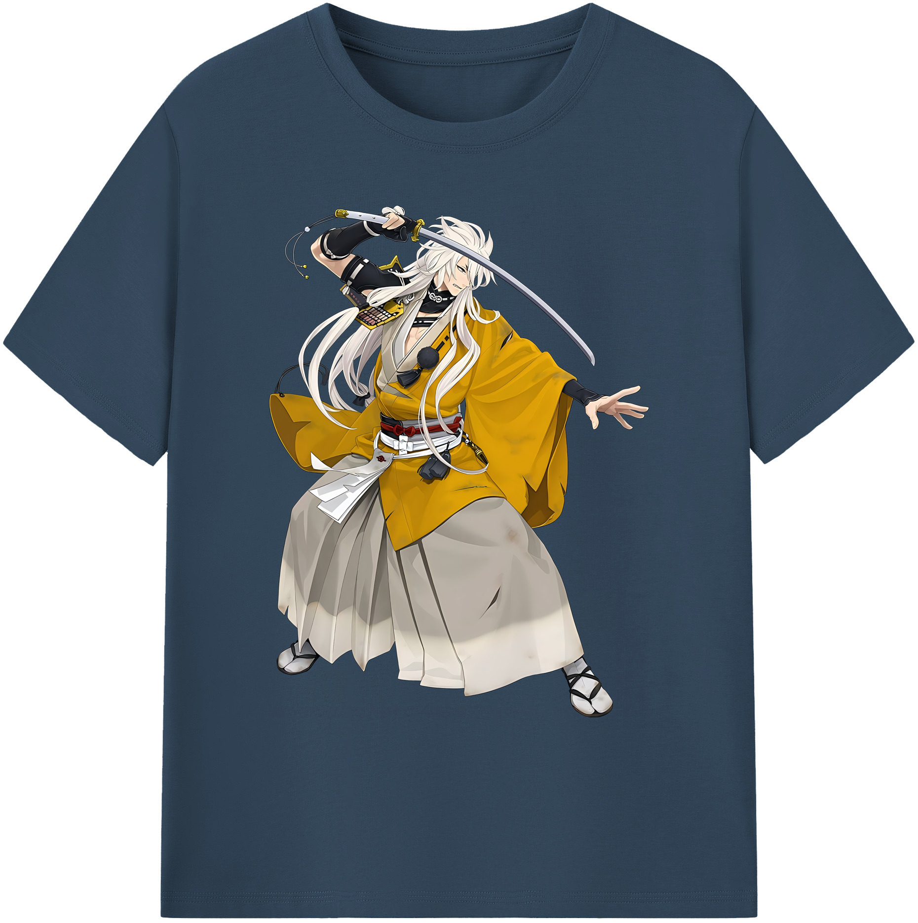 （画像用） 刀剣乱舞 Touken Ranbu 綿100％ メンズ半袖Tシャツ｜肌触りやわらか＆通気性