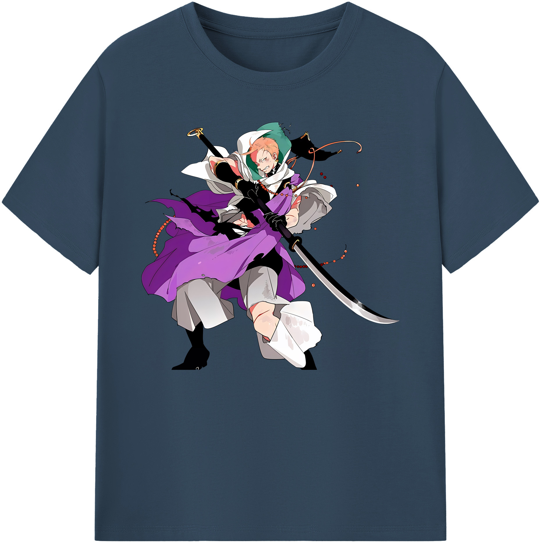 （画像用） 刀剣乱舞 Touken Ranbu 綿100％ メンズ半袖Tシャツ｜肌触りやわらか＆通気性