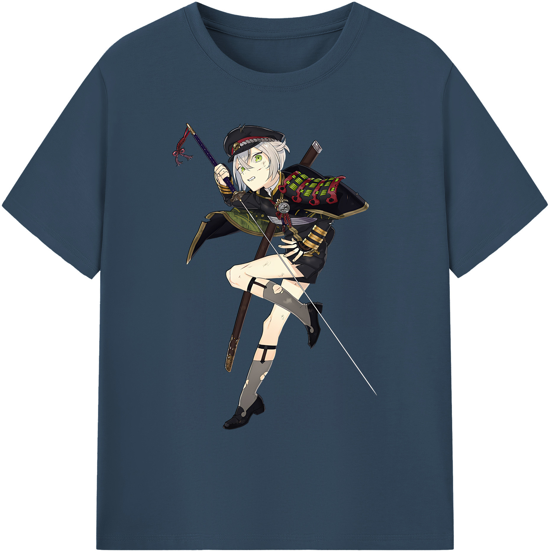 （画像用） 刀剣乱舞 Touken Ranbu 綿100％ メンズ半袖Tシャツ｜肌触りやわらか＆通気性
