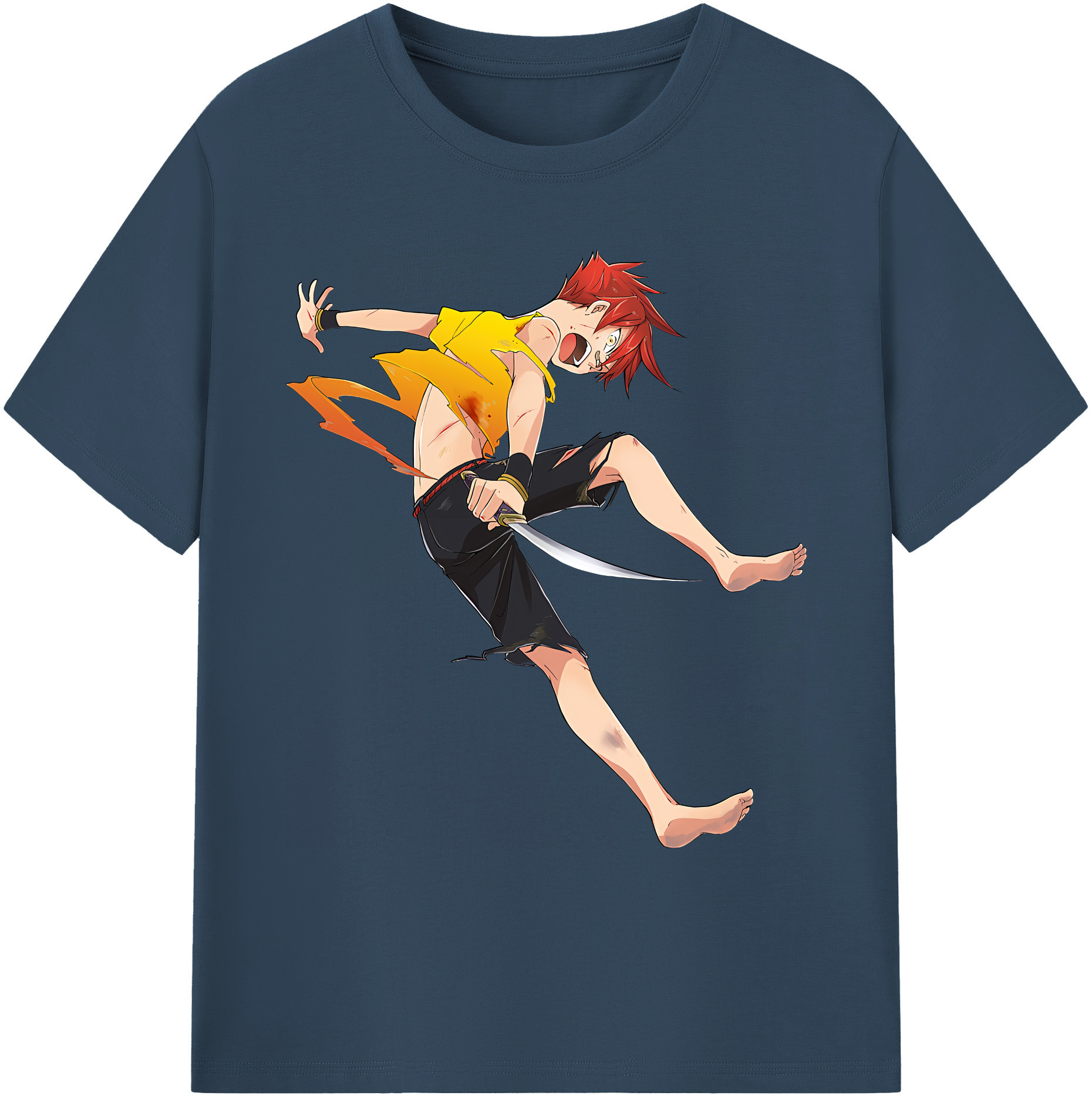 （画像用） 刀剣乱舞 Touken Ranbu 綿100％ メンズ半袖Tシャツ｜肌触りやわらか＆通気性